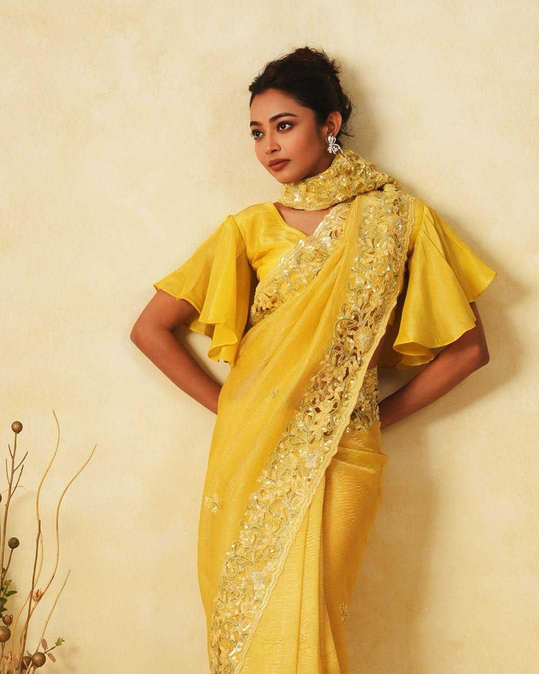 Ynf Crush Silk RIN164 Grace Silk Sarees Festive Collections Wholesale Soft Silk Sarees Designer Silk Sarees Yellow Silk Sarees Manufacturer