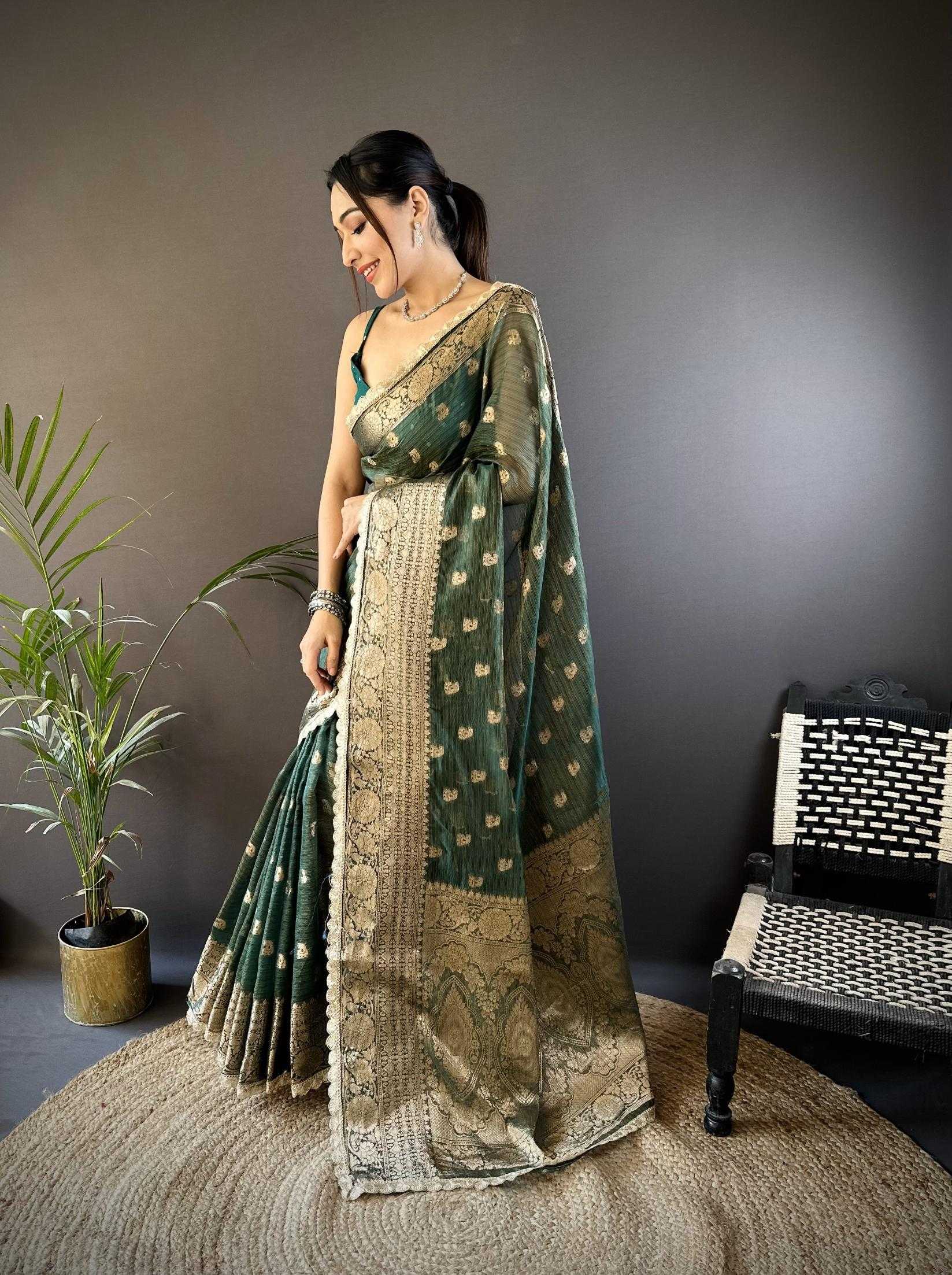 Ynf Crush Silk RIN211 Mohini-Vol-17 Sarees Wholesale Designer Sarees Fancy Sarees Tissue Silk Saree Manufacturer