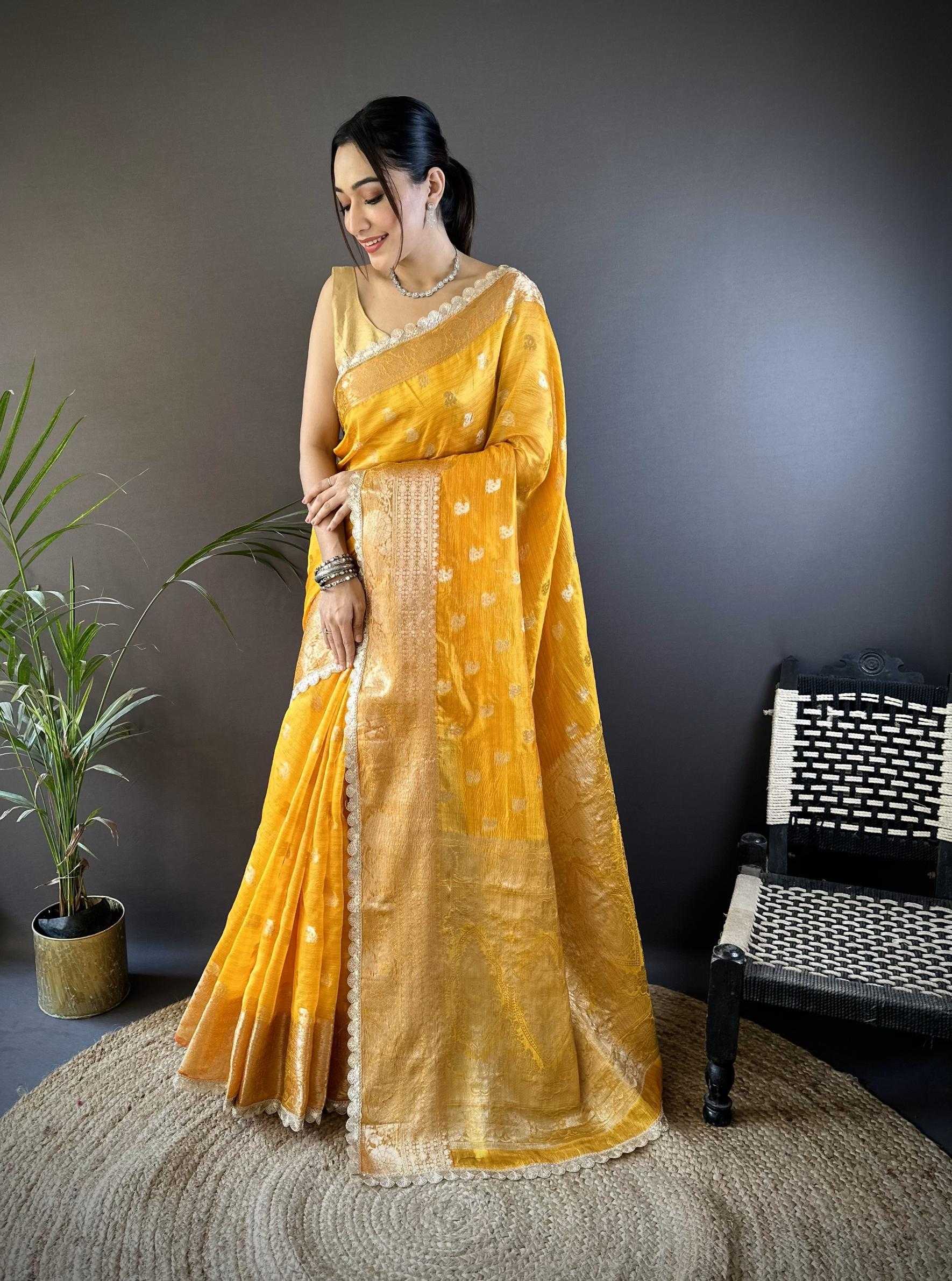 Ynf Crush Silk RIN211 Mohini-Vol-17 Sarees Wholesale Designer Sarees Fancy Sarees Tissue Silk Saree Manufacturer