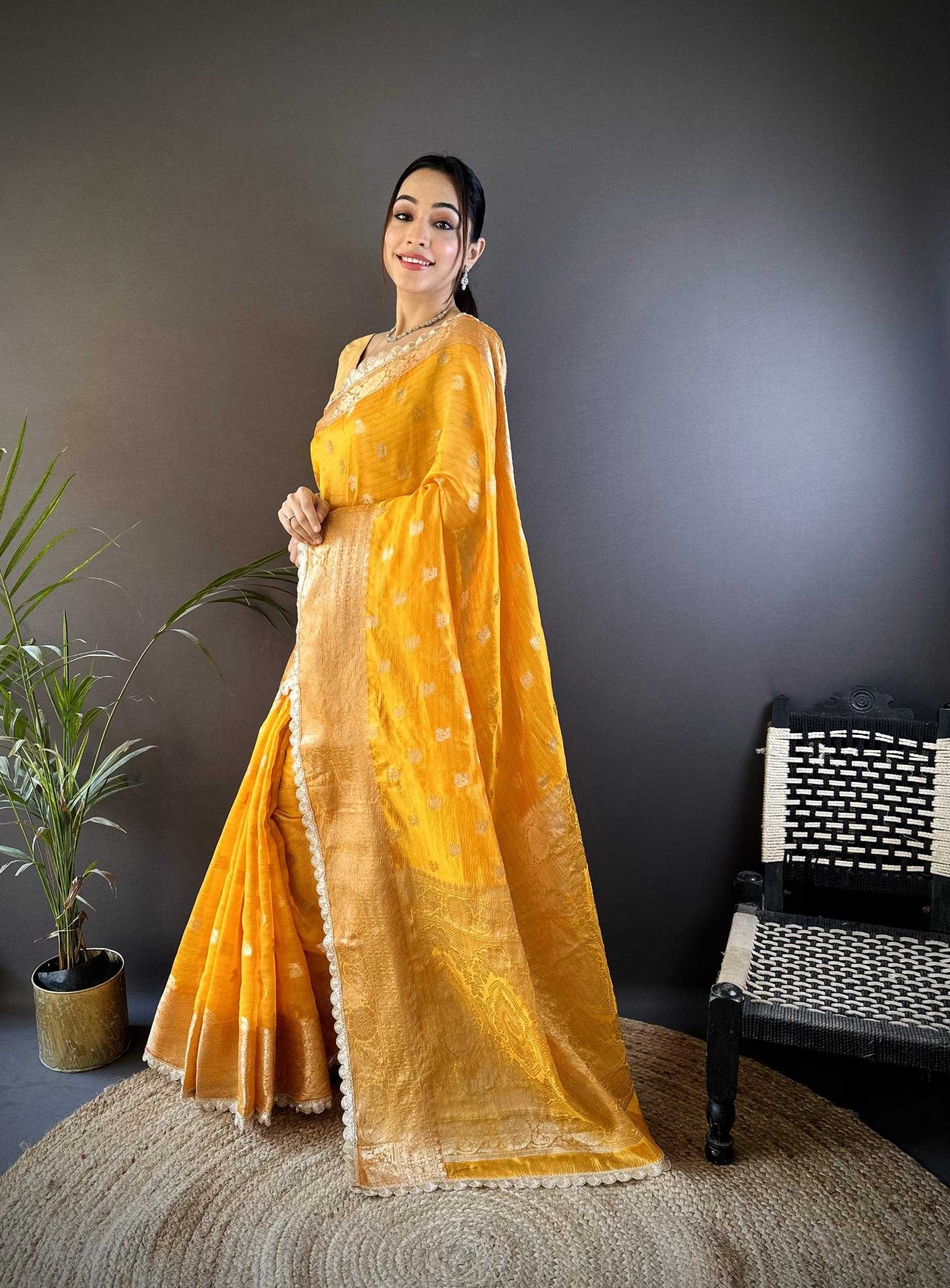 Ynf Crush Silk RIN211 Mohini-Vol-17 Sarees Wholesale Designer Sarees Fancy Sarees Tissue Silk Saree Manufacturer