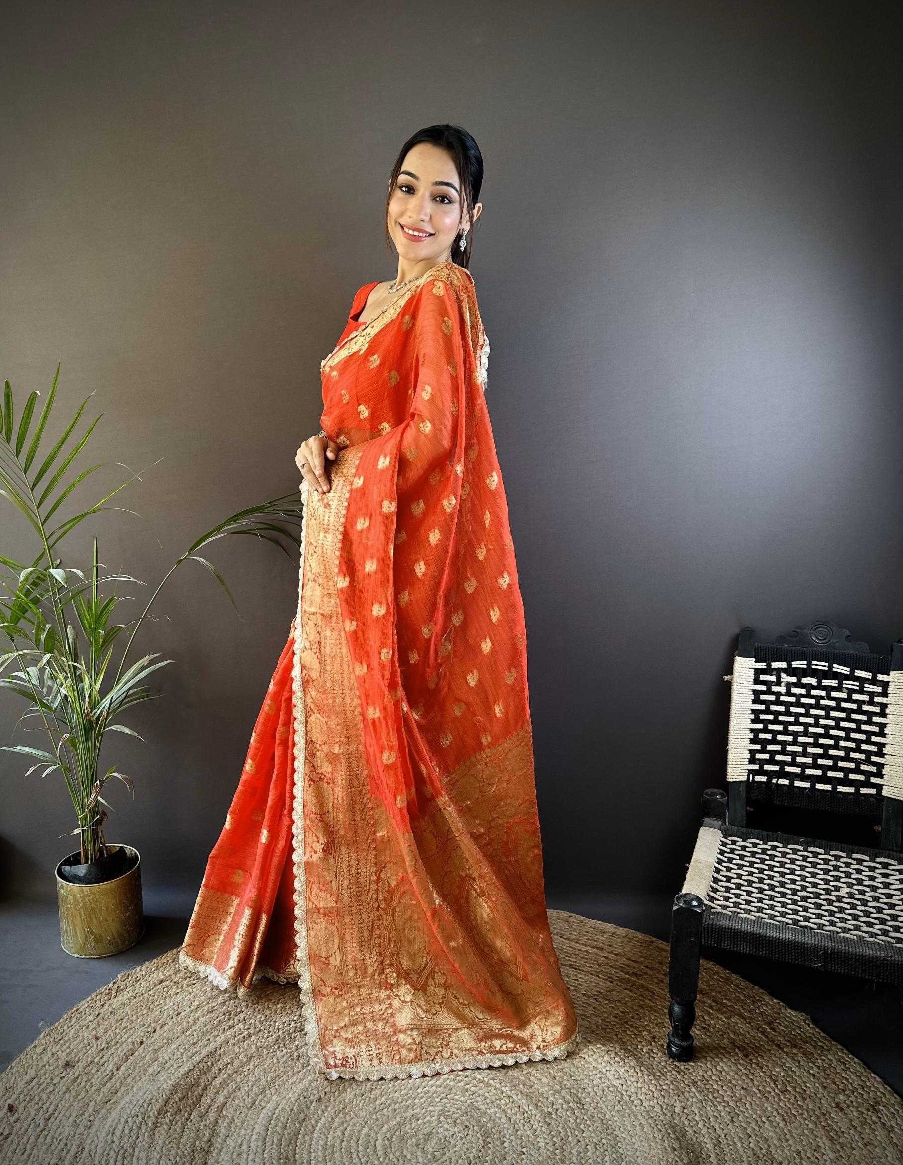 Ynf Crush Silk RIN211 Mohini-Vol-17 Sarees Wholesale Designer Sarees Fancy Sarees Tissue Silk Saree Manufacturer