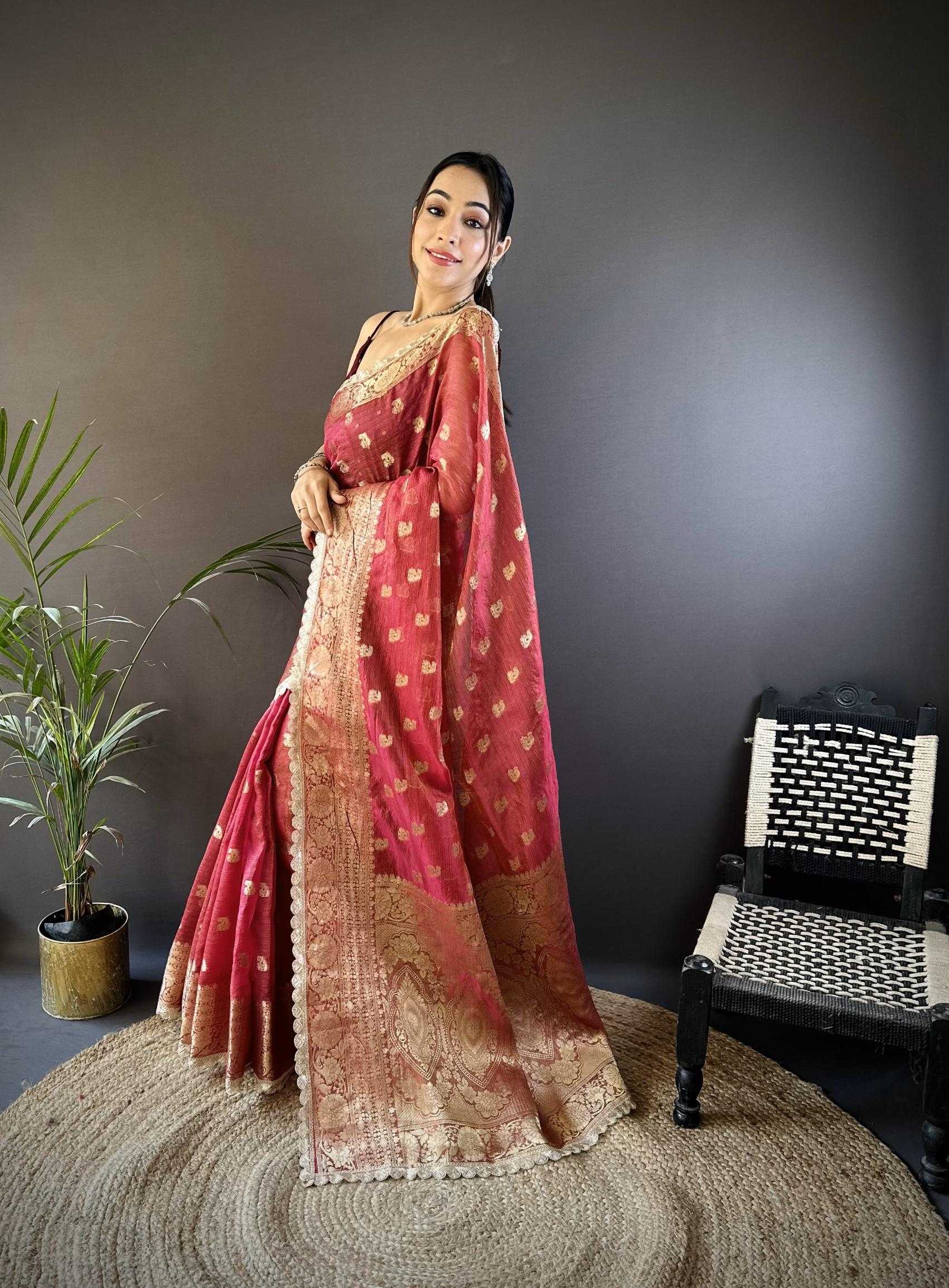 Ynf Crush Silk RIN211 Mohini-Vol-17 Sarees Wholesale Designer Sarees Fancy Sarees Tissue Silk Saree Manufacturer