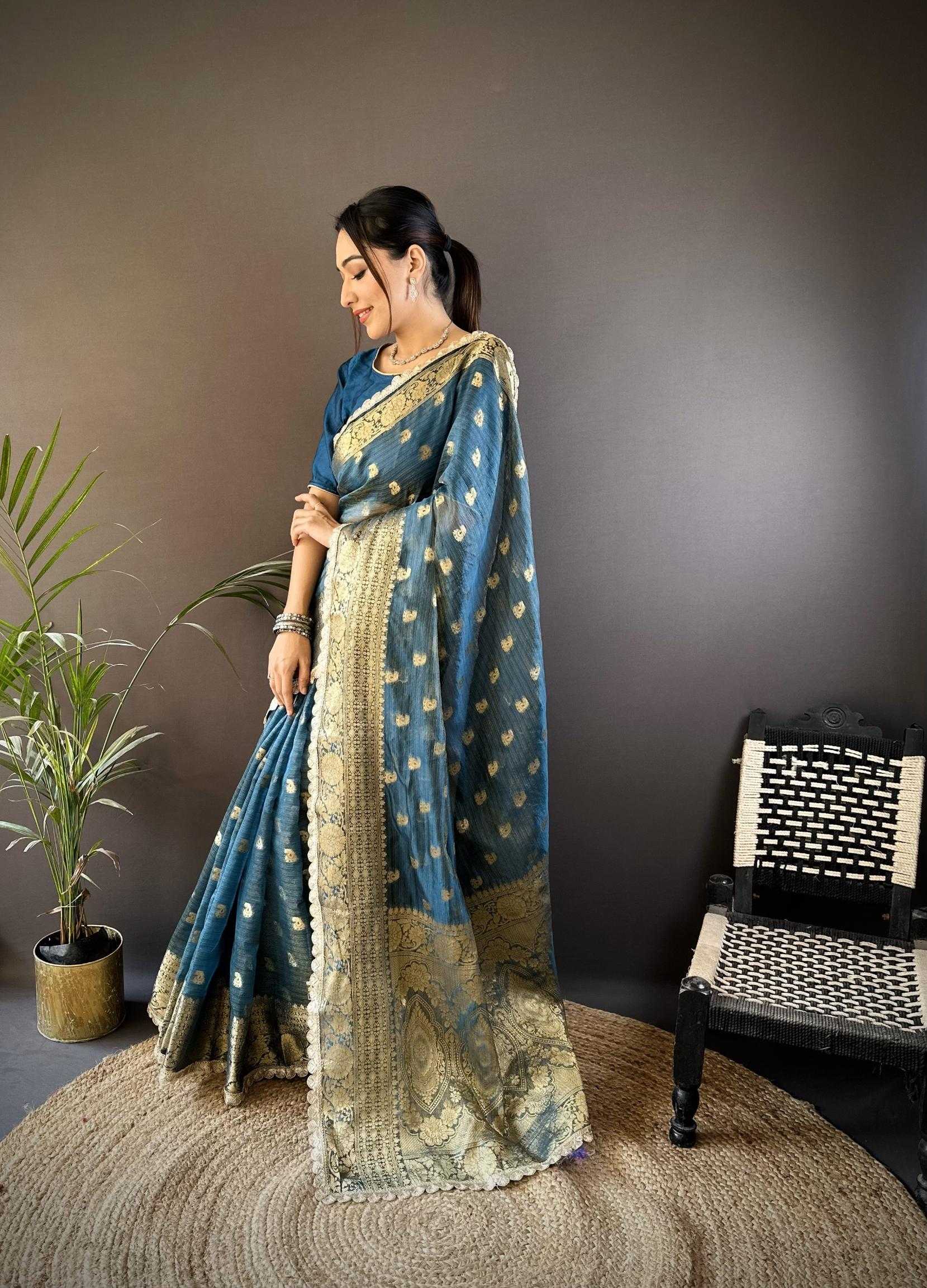 Ynf Crush Silk RIN211 Mohini-Vol-17 Sarees Wholesale Designer Sarees Fancy Sarees Tissue Silk Saree Manufacturer