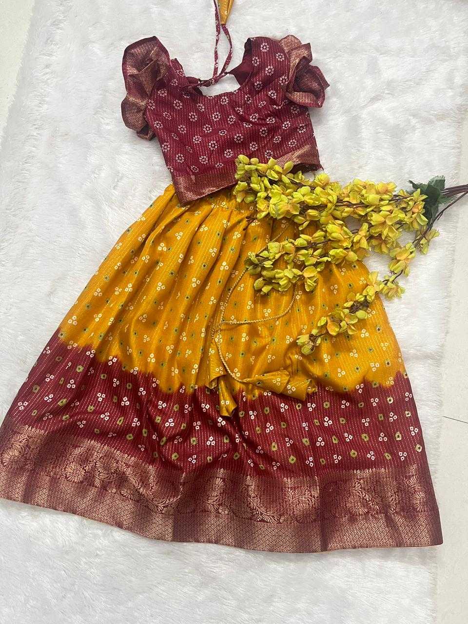 Ynf Dola Silk KESH493 frill Kids Wear Wholesale Kids Lehenga Kids Lehenga Choli Baby Girl Lehenga Manufacturer