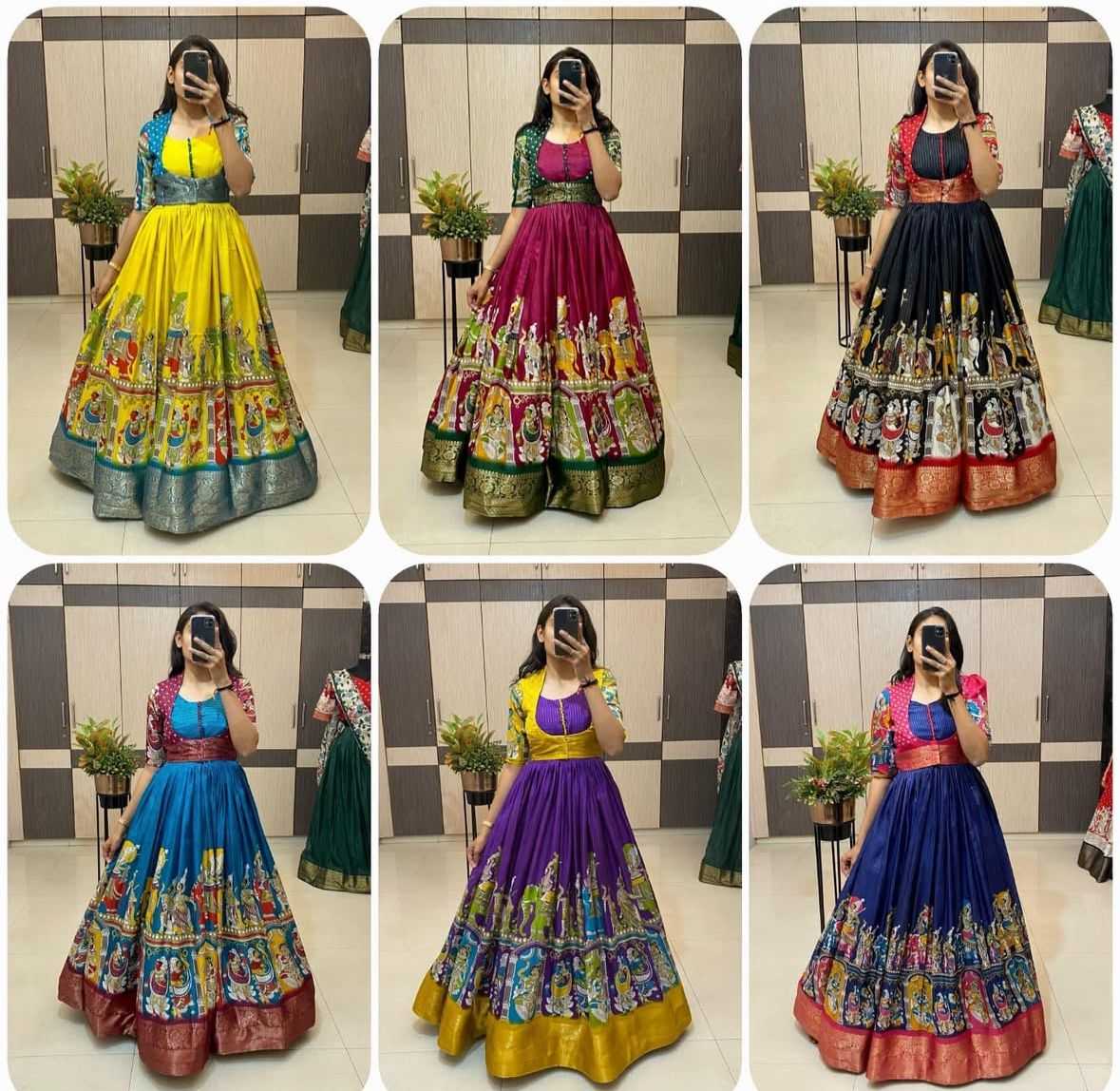 Ynf Dola Silk KESH493 KOTI Gowns Wedding Collections Festive Collections Wholesale Printed Gowns Designer Gowns Silk Gowns Manufacturer