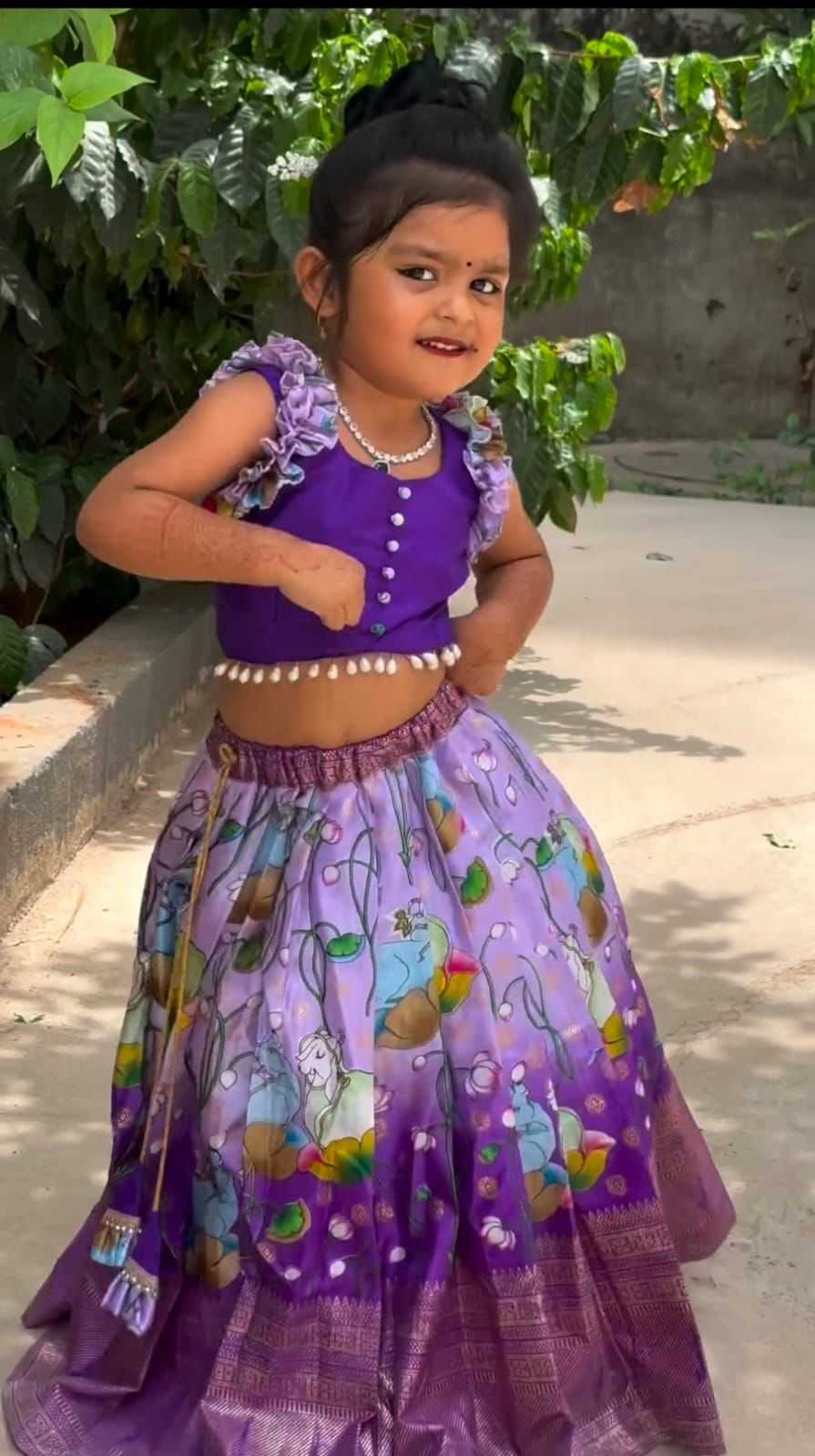 Ynf Dola Silk KESH493 upto bottom Kids Wear Wholesale Kids Lehenga Kids Lehenga Choli Baby Girl Lehenga Manufacturer