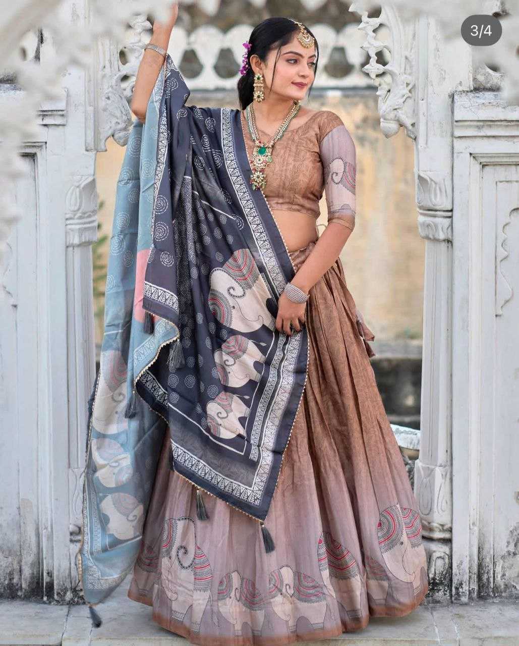 Ynf Dola Silk KESH495 203 Lehengas Wedding Collections Festive Collections Wholesale Designer Lehenga Choli Lehenga With Blouse Navratri Chaniya Choli Manufacturer
