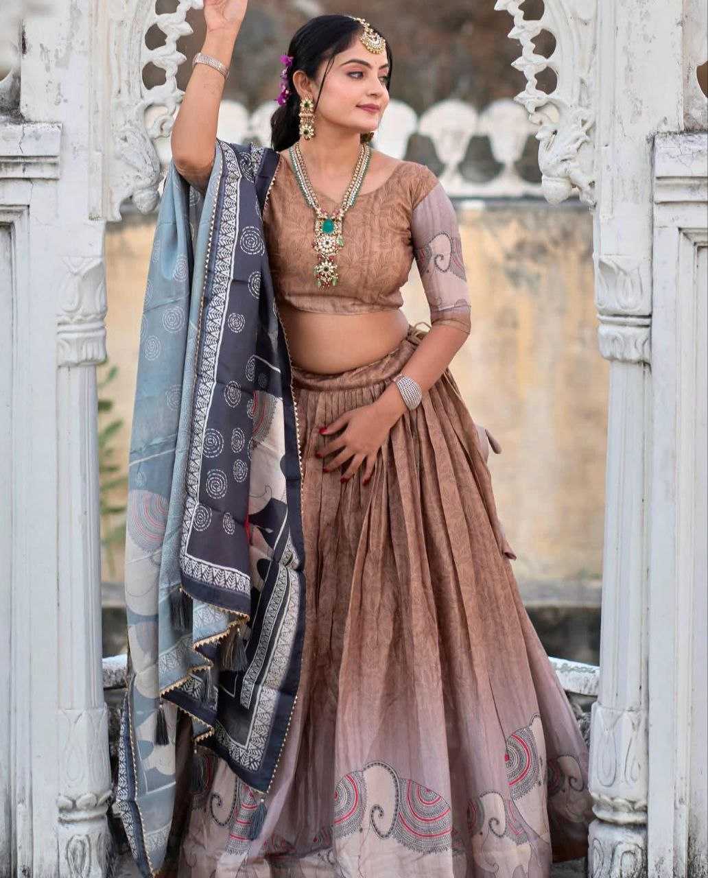 Ynf Dola Silk KESH495 203 Lehengas Wedding Collections Festive Collections Wholesale Designer Lehenga Choli Lehenga With Blouse Navratri Chaniya Choli Manufacturer