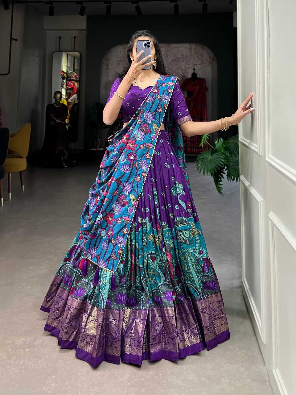 Ynf Dola Silk KESH495 401 Lehengas Festive Collections Wholesale Fancy Lehenga Traditional Lehenga Navratri Chaniya Choli Manufacturer