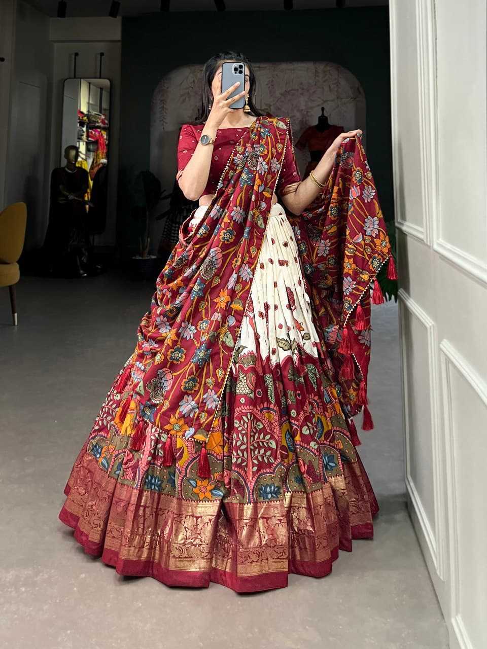 Ynf Dola Silk KESH495 401 Lehengas Festive Collections Wholesale Fancy Lehenga Traditional Lehenga Navratri Chaniya Choli Manufacturer