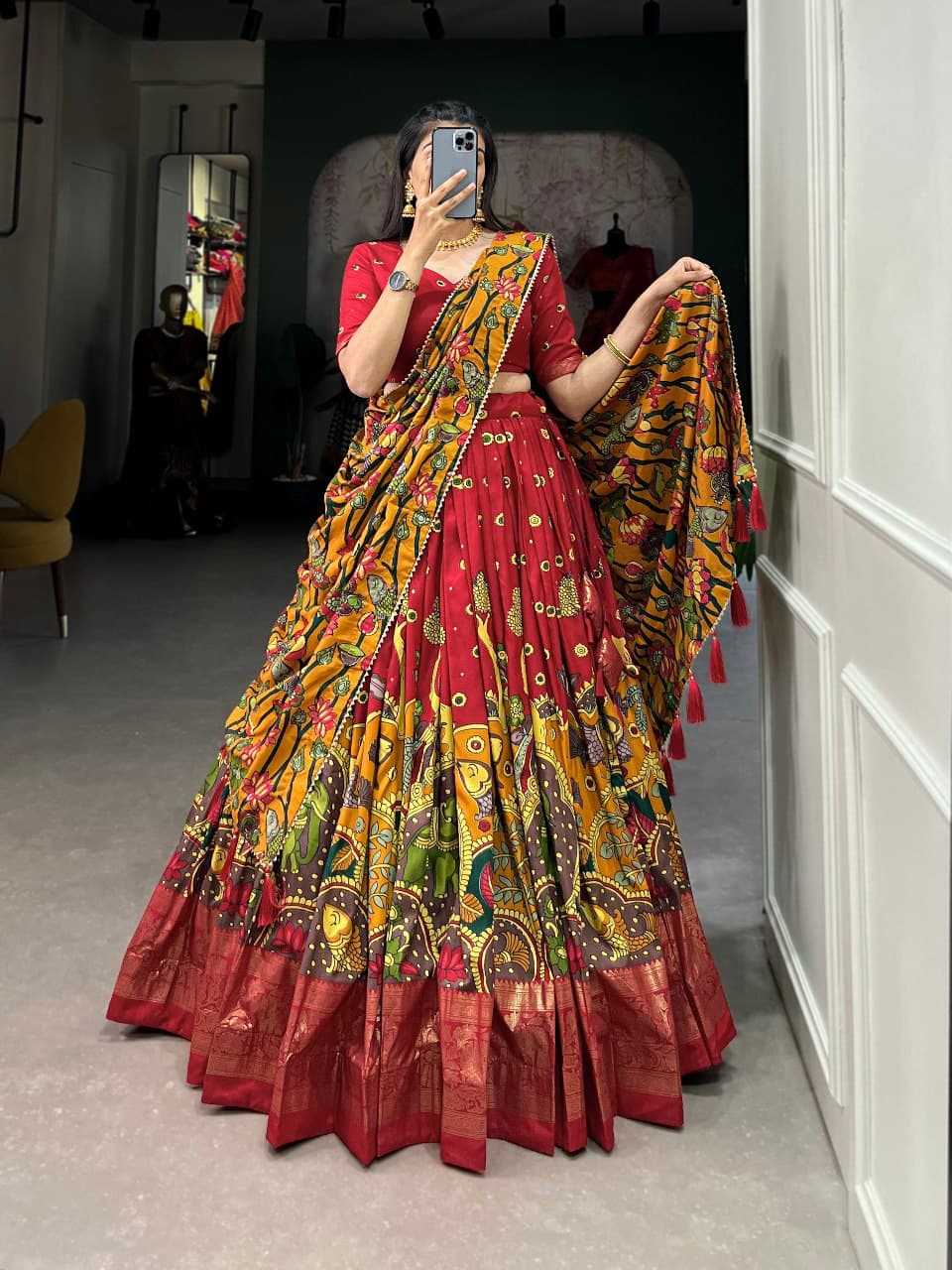 Ynf Dola Silk KESH495 401 Lehengas Festive Collections Wholesale Fancy Lehenga Traditional Lehenga Navratri Chaniya Choli Manufacturer
