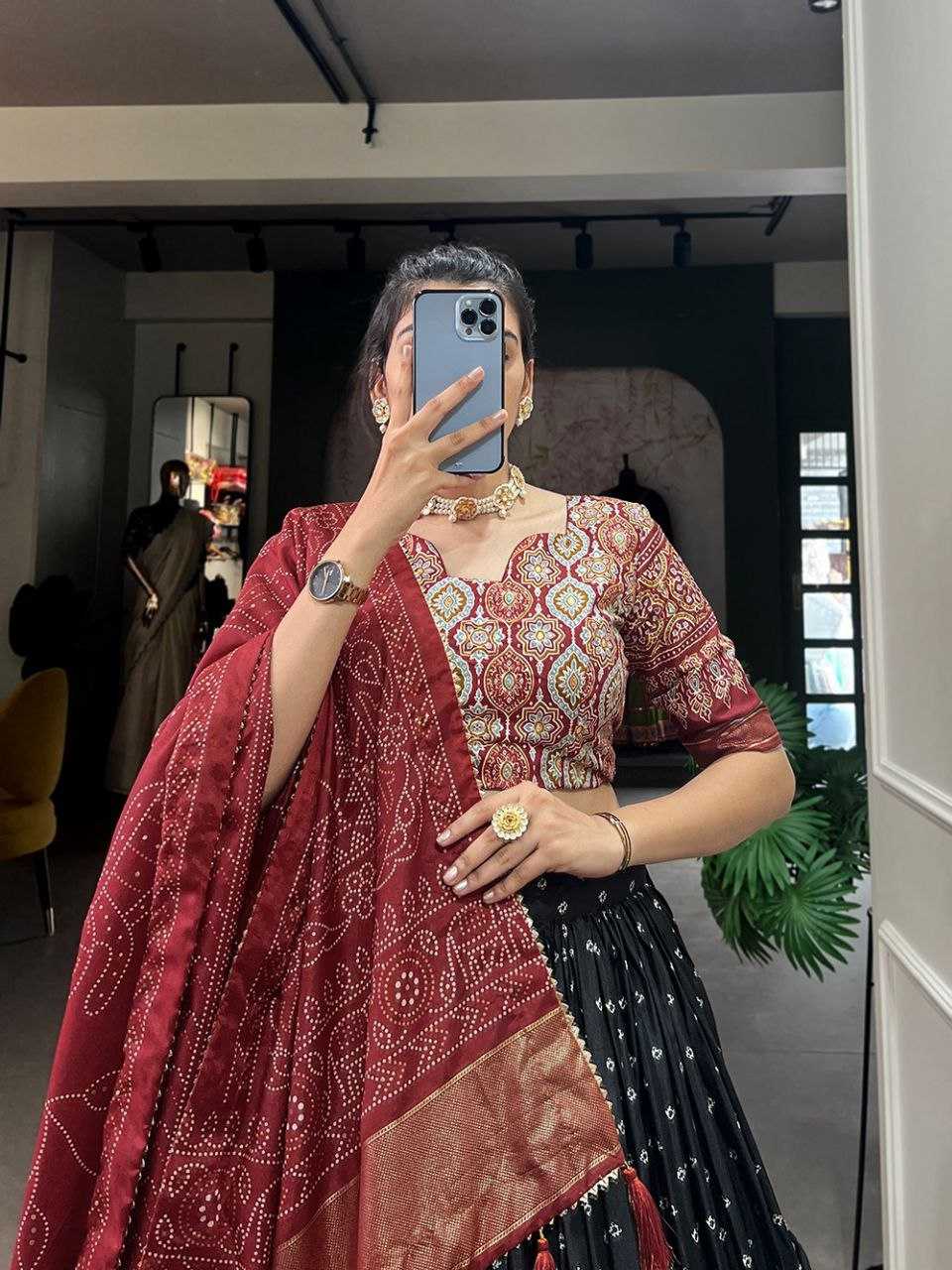 Ynf Dola Silk KESH495 402 Lehengas Festive Collections Wholesale Fancy Lehenga Rajwada Lehenga Navratri Chaniya Choli Manufacturer
