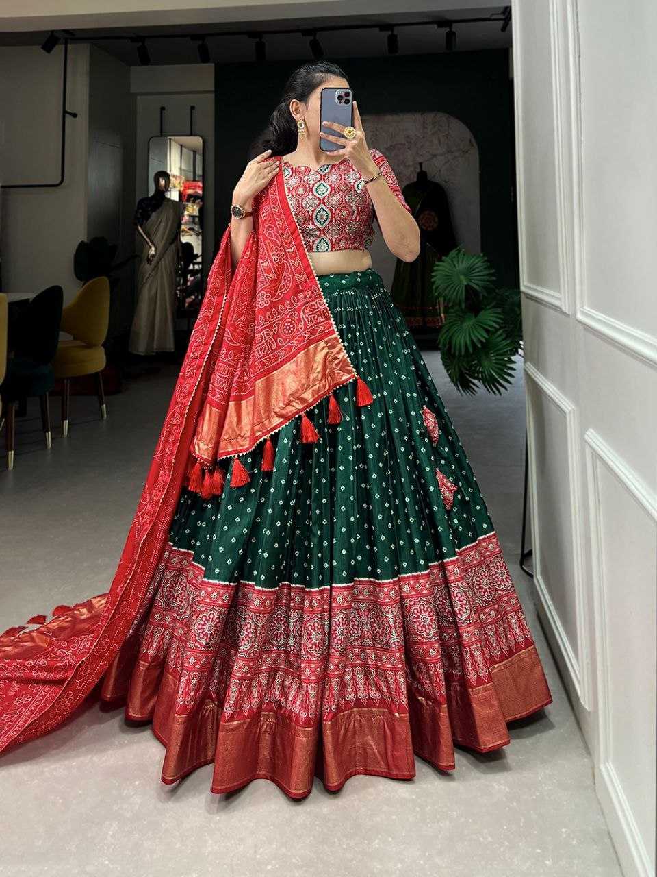 Ynf Dola Silk KESH495 402 Lehengas Festive Collections Wholesale Fancy Lehenga Rajwada Lehenga Navratri Chaniya Choli Manufacturer