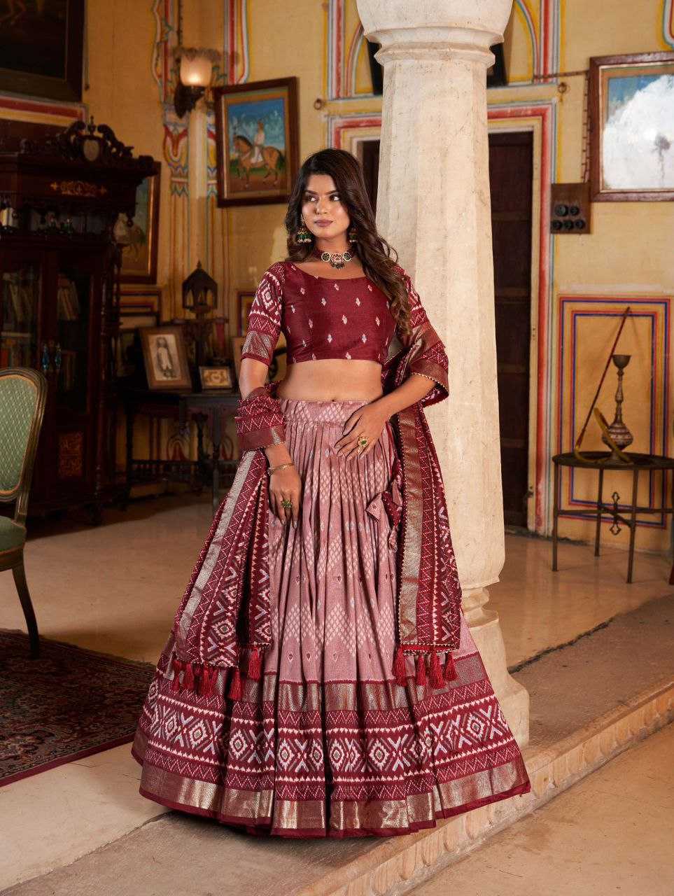 Ynf Dola Silk KESH495 406 Lehengas Wholesale Fancy Lehenga Chaniya Choli Lehenga With Cancan Manufacturer