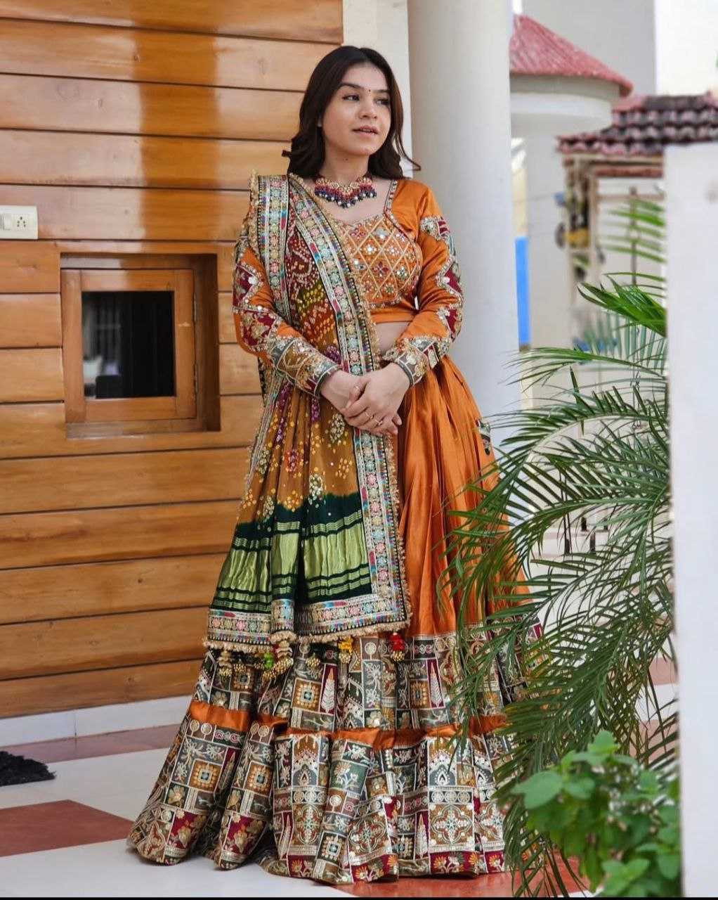 Ynf Dola Silk KESH495 Navratri Lehengas Festive Collections Wholesale Fancy Lehenga Rajwada Lehenga Navratri Chaniya Choli Manufacturer