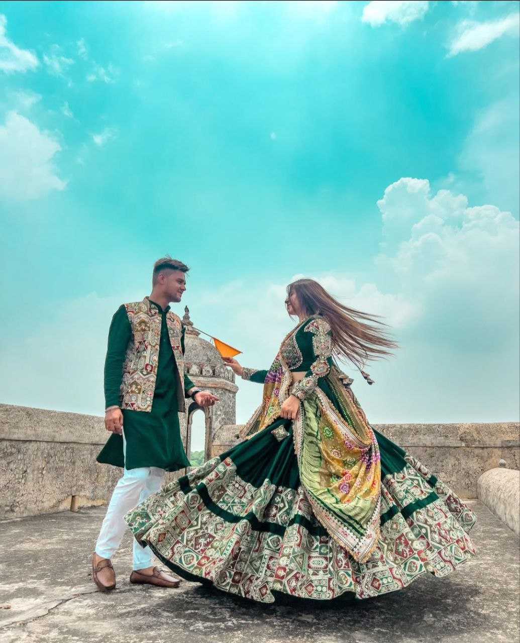 Ynf Dola Silk KESH495 Navratri Lehengas Festive Collections Wholesale Fancy Lehenga Rajwada Lehenga Navratri Chaniya Choli Manufacturer
