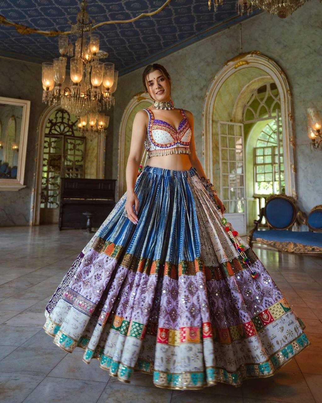 Ynf Dola Silk KESH495 Original Festive Collections Wholesale Navratri Chaniya Choli Manufacturer