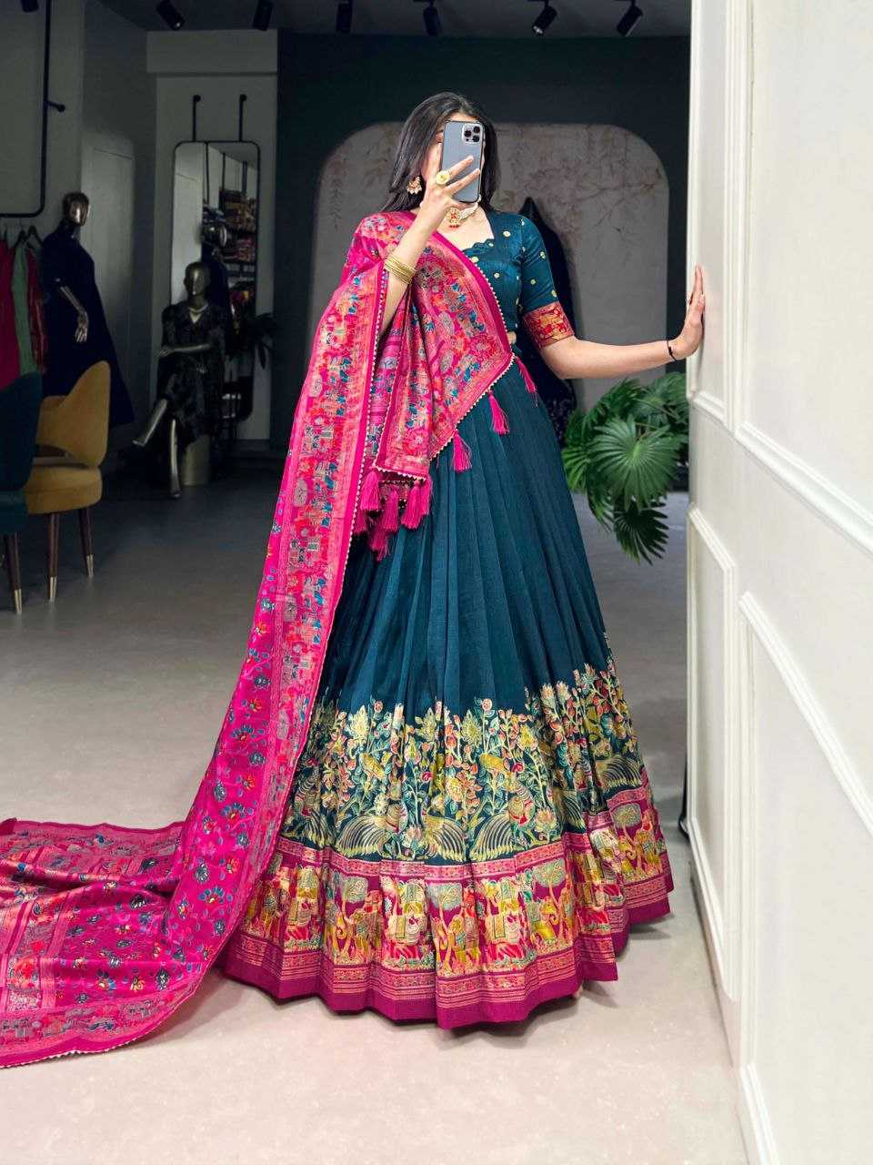 Ynf Dola Silk KESH495 portals Lehengas Wedding Collections Wholesale Chaniya Choli Sangeet Outfits Manufacturer