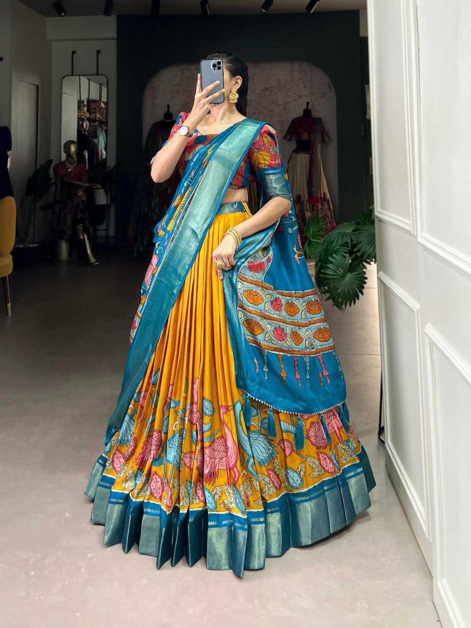 Ynf Dola Silk KESH495 Portals Lehengas Wholesale Fancy Lehenga Rajwada Lehenga Chaniya Choli Lehenga With Cancan Manufacturer