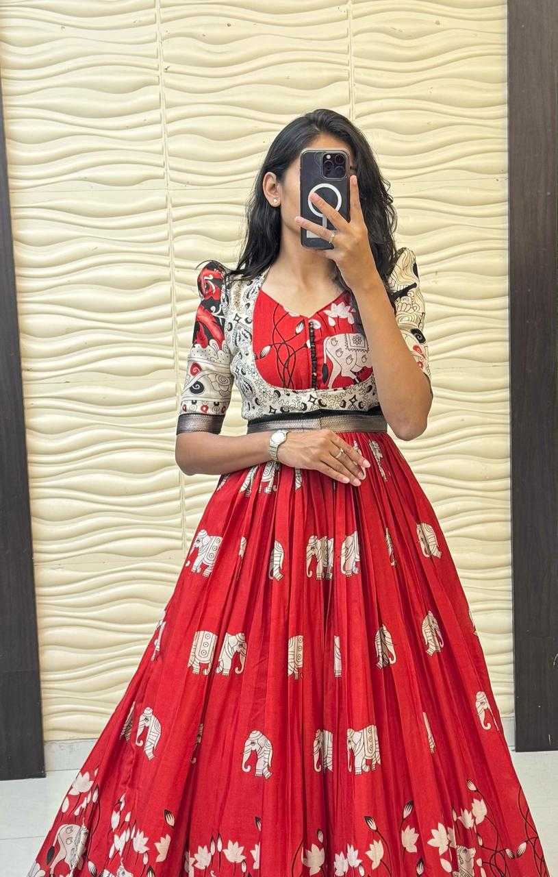 Ynf Dola Silk KESH503 81111 Gowns Plus Size Collections Wholesale Printed Gowns Designer Gowns Silk Gowns Manufacturer