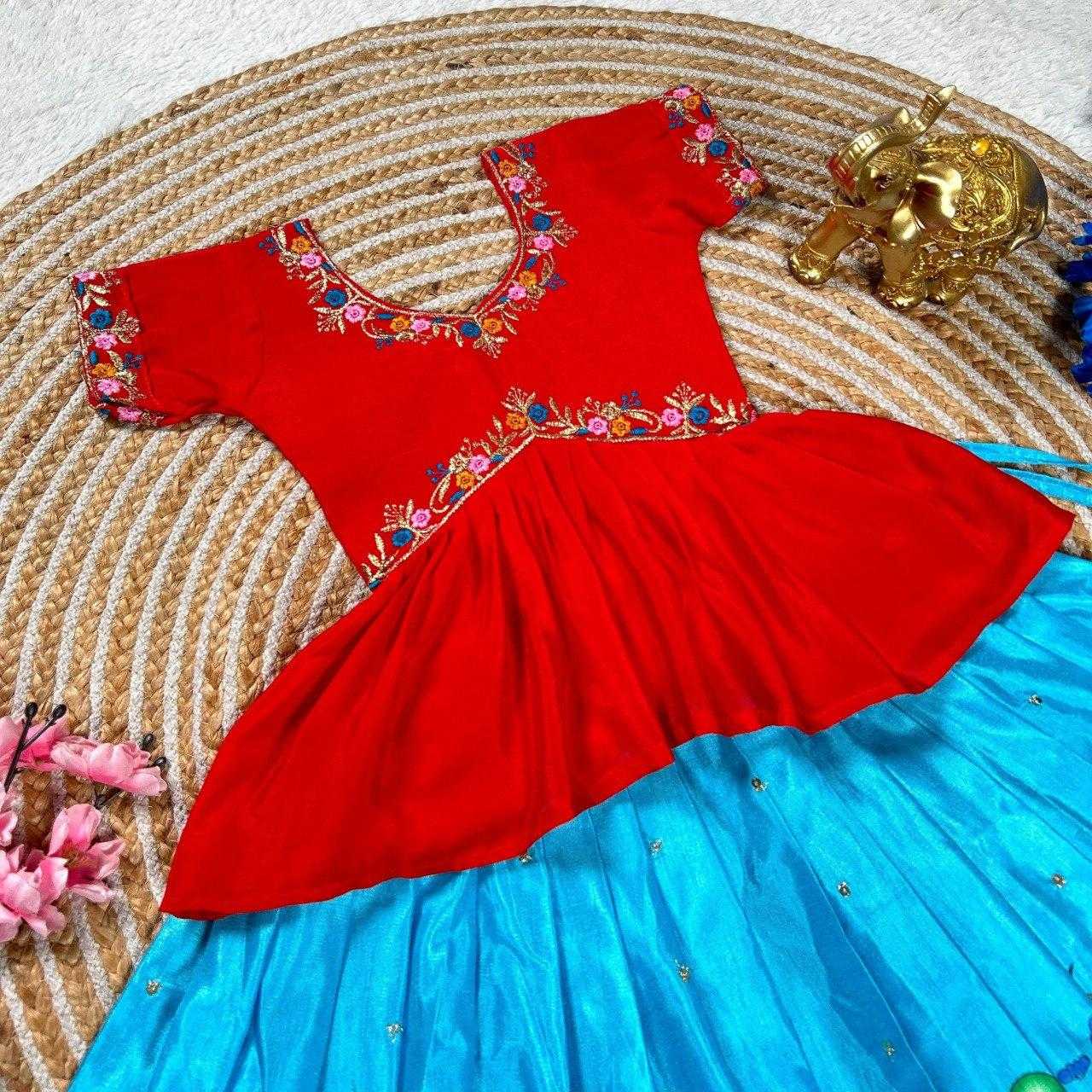 Ynf Dola Silk KESH505 303 Kids Wear Wholesale Kids Lehenga Kids Lehenga Choli Baby Girl Lehenga Manufacturer