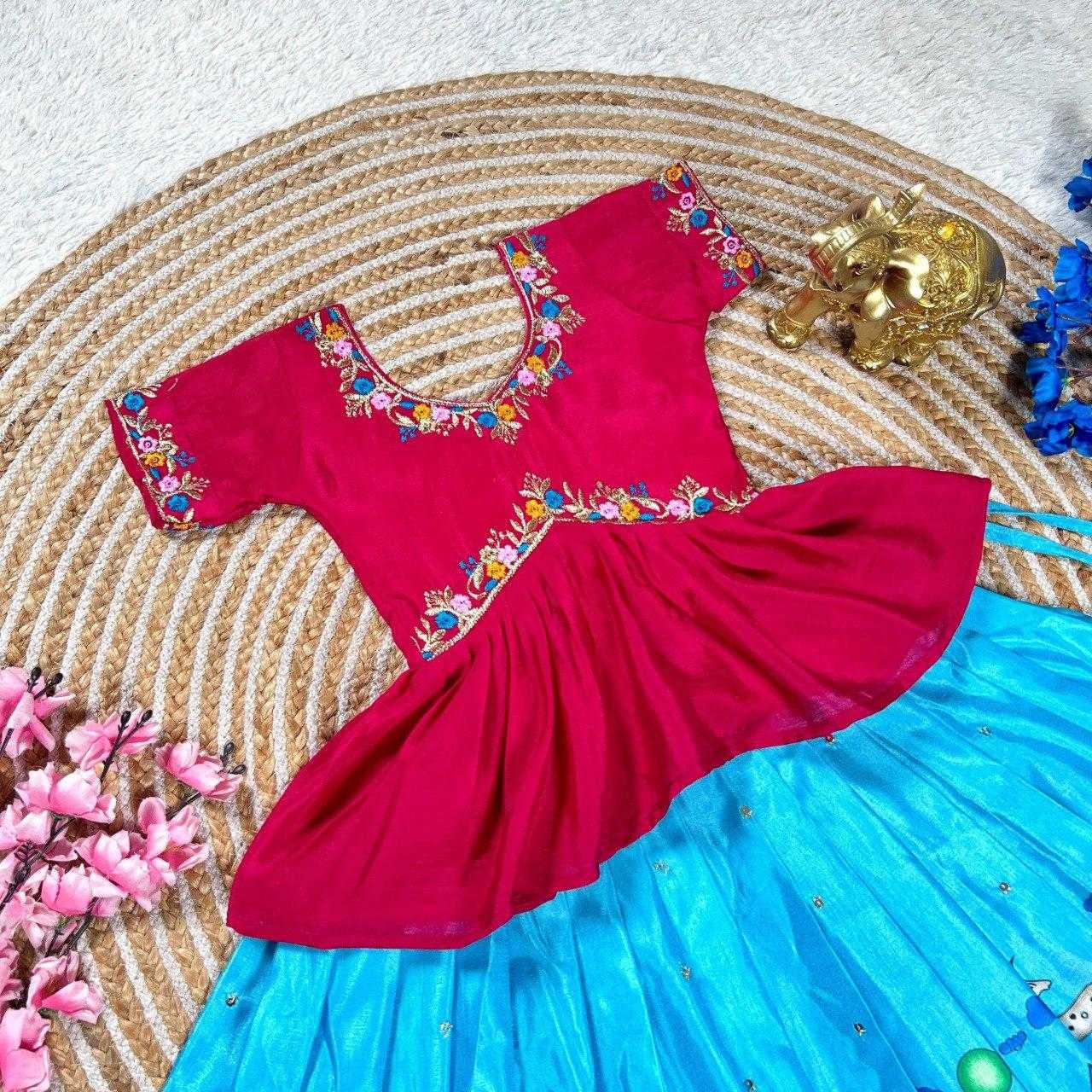 Ynf Dola Silk KESH505 303 Kids Wear Wholesale Kids Lehenga Kids Lehenga Choli Baby Girl Lehenga Manufacturer