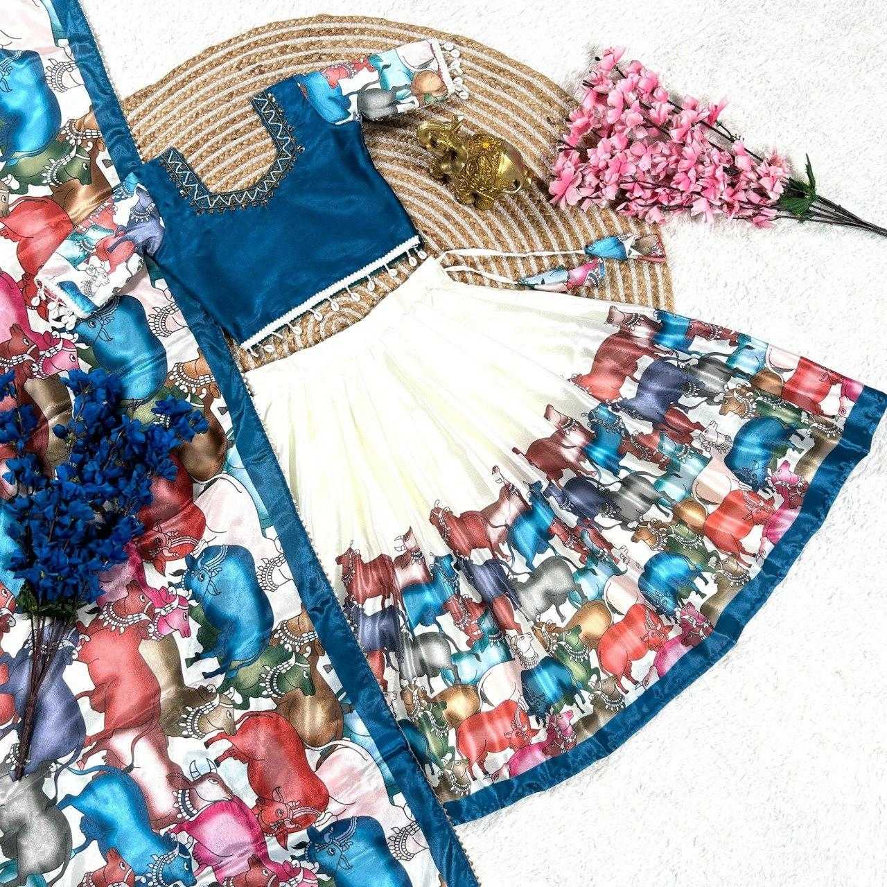 Ynf Dola Silk KESH505 310 Kids Wear Wholesale Kids Lehenga Kids Lehenga Choli Baby Girl Lehenga Manufacturer