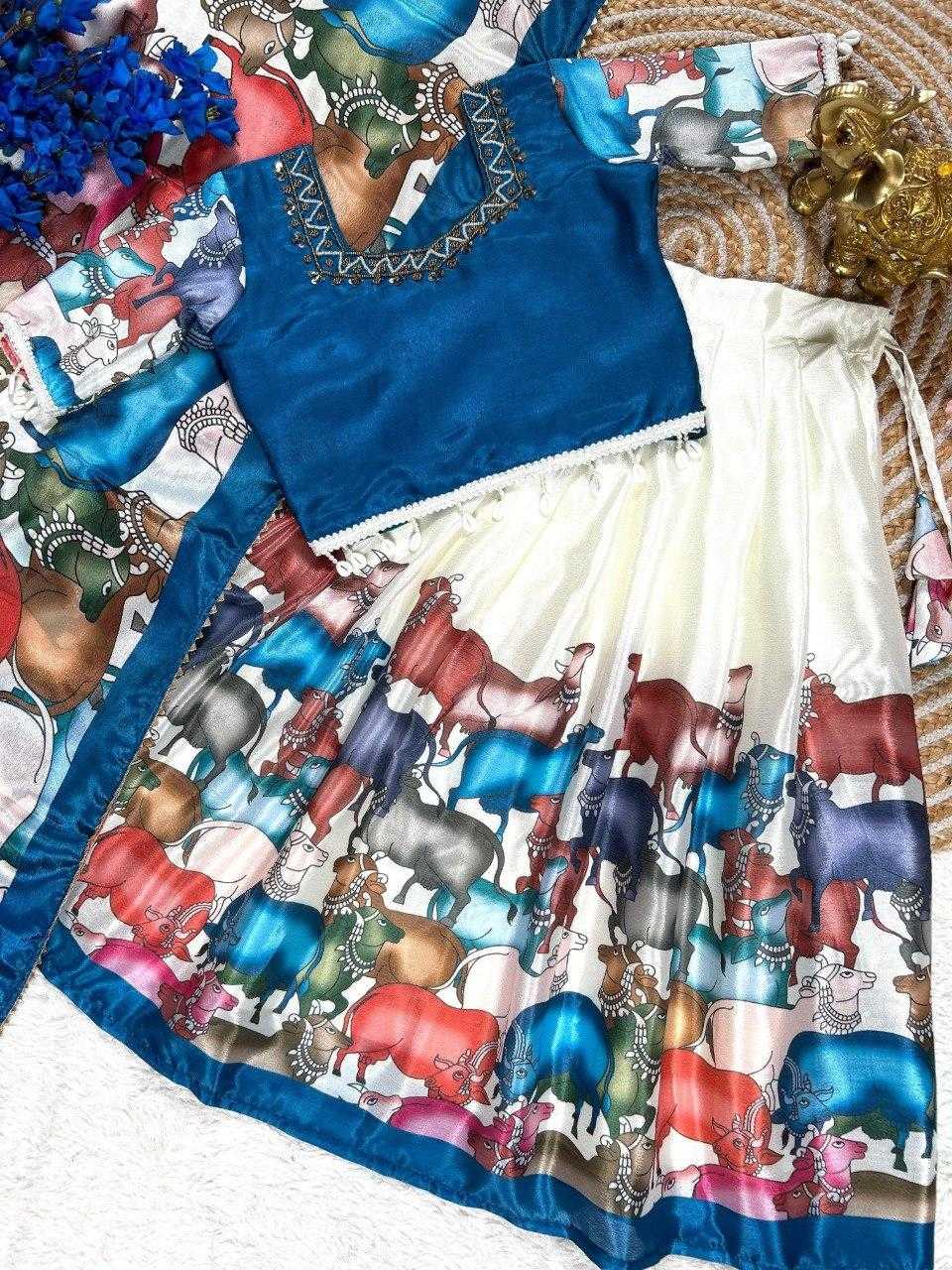 Ynf Dola Silk KESH505 310 Kids Wear Wholesale Kids Lehenga Kids Lehenga Choli Baby Girl Lehenga Manufacturer