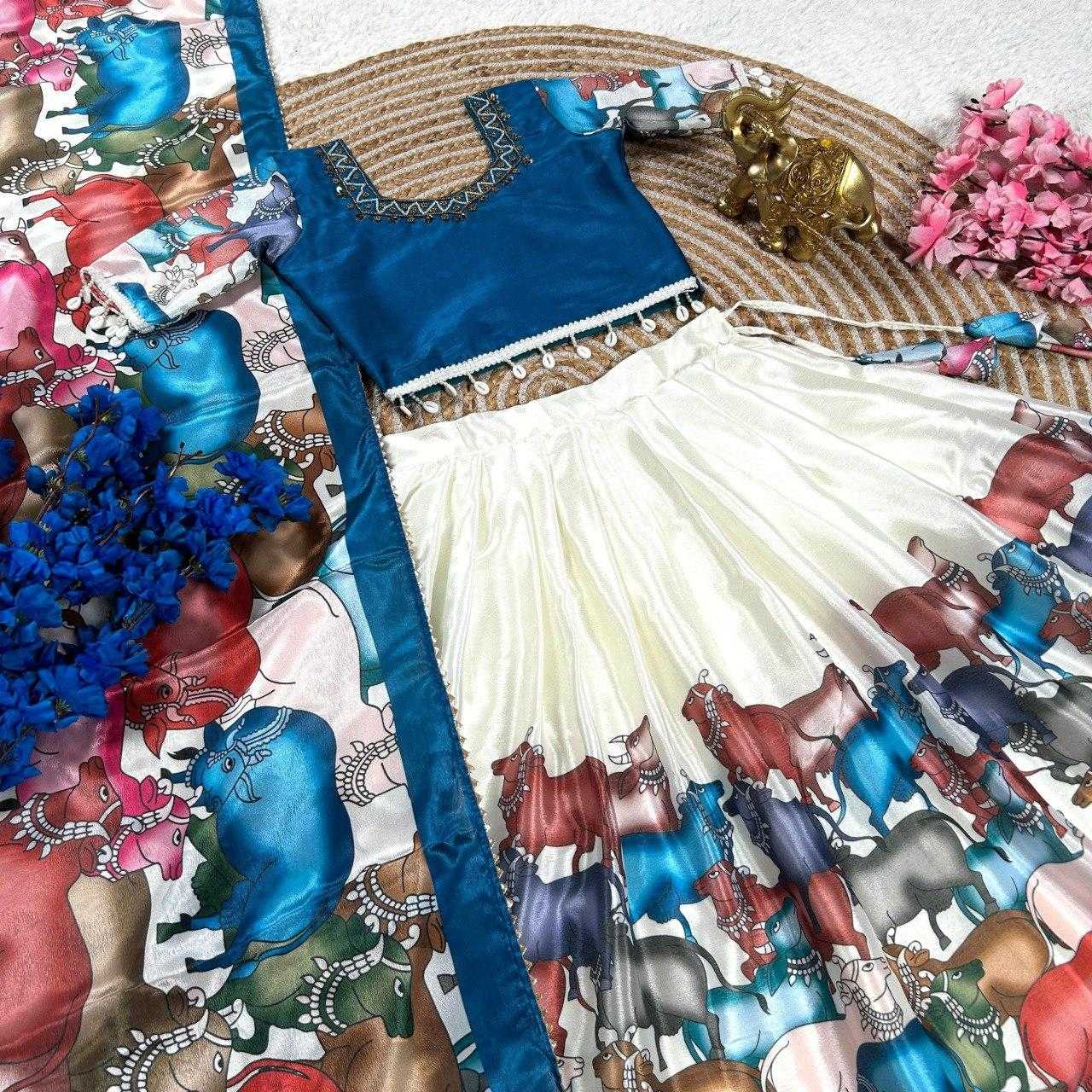 Ynf Dola Silk KESH505 310 Kids Wear Wholesale Kids Lehenga Kids Lehenga Choli Baby Girl Lehenga Manufacturer