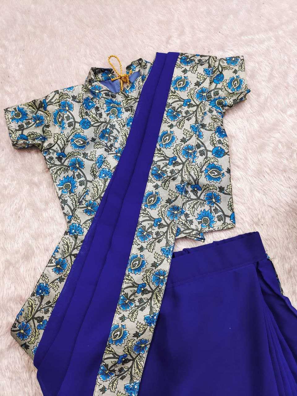 Ynf Dola Silk KESH505 350 Kids Wear Wholesale Kids Saree Dress Manufacturer