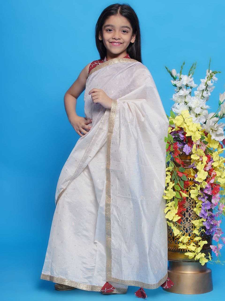 Ynf Dola Silk KESH505 351 Kids Wear Wholesale Kids Saree Dress Manufacturer