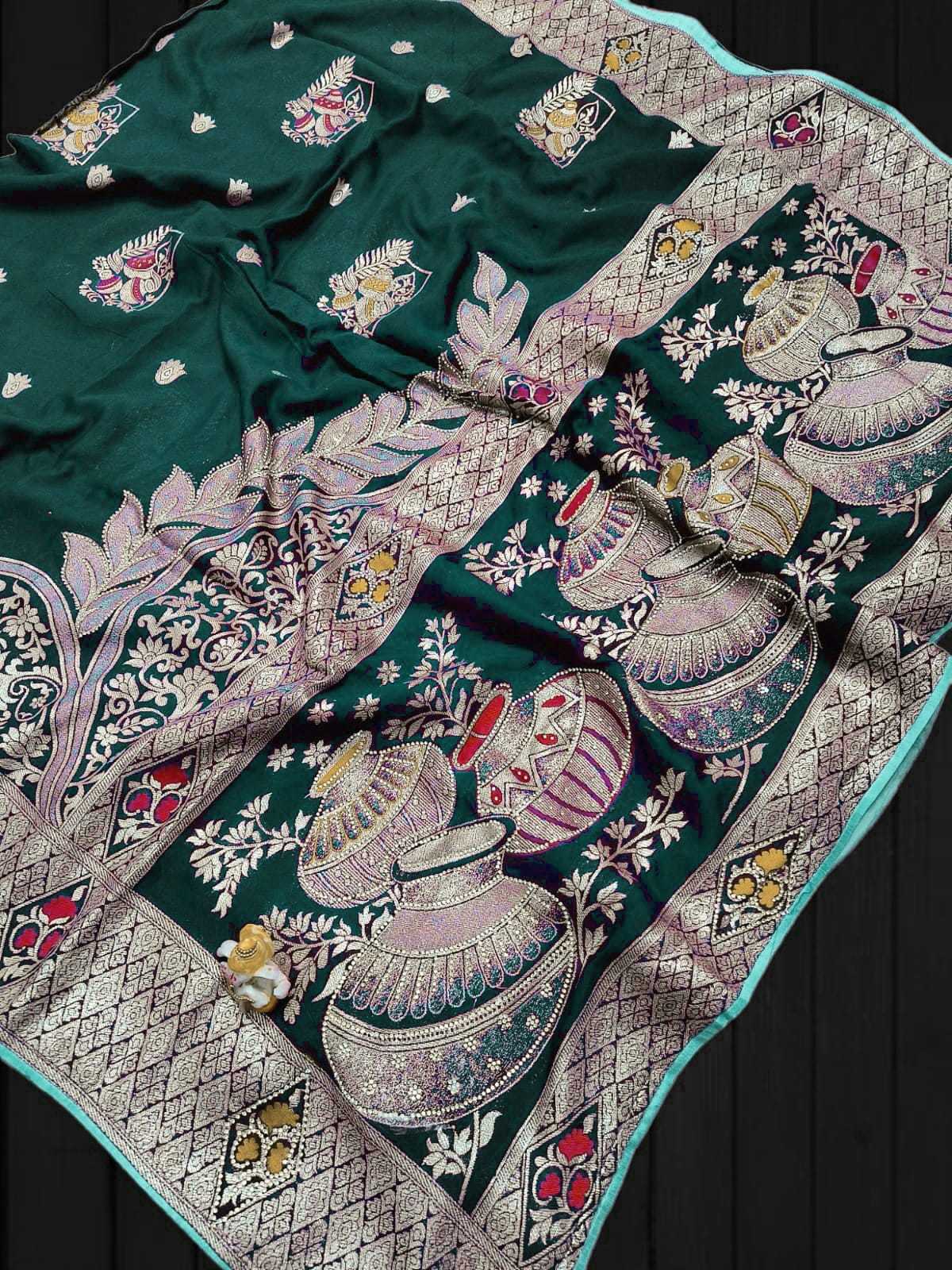 Ynf Dola Silk RIN128 AB PURE Silk Sarees Wedding Collections Festive Collections Wholesale Banarasi Silk Sarees Dola Silk Sarees Silk Sarees For Weddings Manufacturer