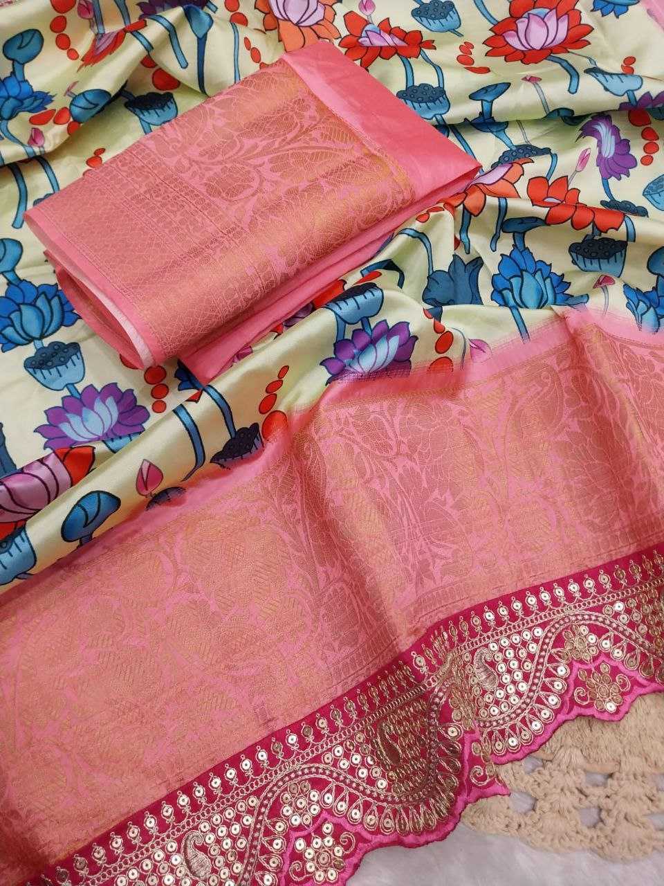 Ynf Dola Silk RIN171 596 Sarees Wedding Collections Festive Collections Wholesale Sequence Sarees Silk Sarees Sarees With Blouse Manufacturer