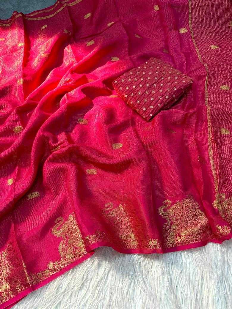 Ynf Dola Silk RIN178 elephantborder Silk Sarees Wedding Collections Festive Collections Wholesale Dola Silk Sarees Designer Silk Sarees Silk Sarees For Weddings Manufacturer
