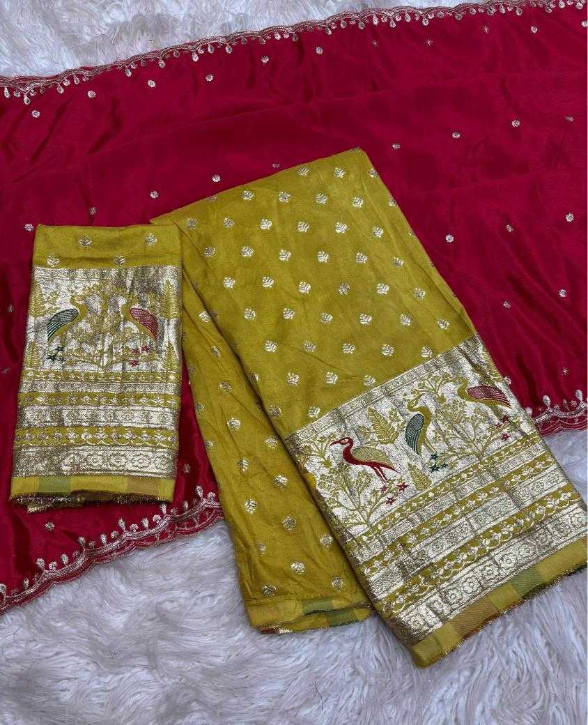 Ynf Dola Silk RIN195 Duck Half Silk Sarees Wedding Collections Festive Collections Wholesale Dola Silk Sarees Soft Silk Sarees Designer Silk Sarees Manufacturer
