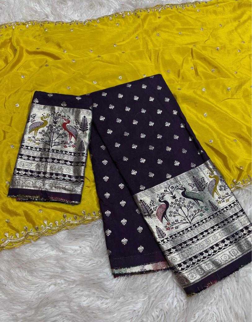 Ynf Dola Silk RIN195 Duck Half Silk Sarees Wedding Collections Festive Collections Wholesale Dola Silk Sarees Soft Silk Sarees Designer Silk Sarees Manufacturer