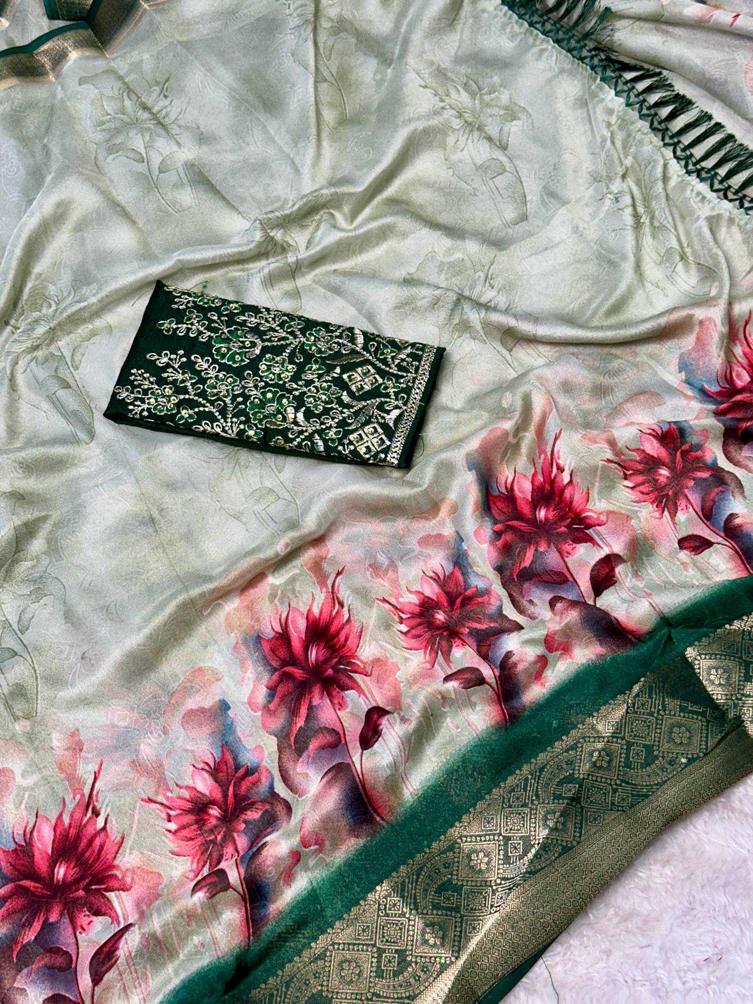Ynf Dola Silk RIN209 MISS Silk Sarees Wedding Collections Wholesale Dola Silk Sarees Printed Silk Saree Silk Sarees For Weddings Manufacturer