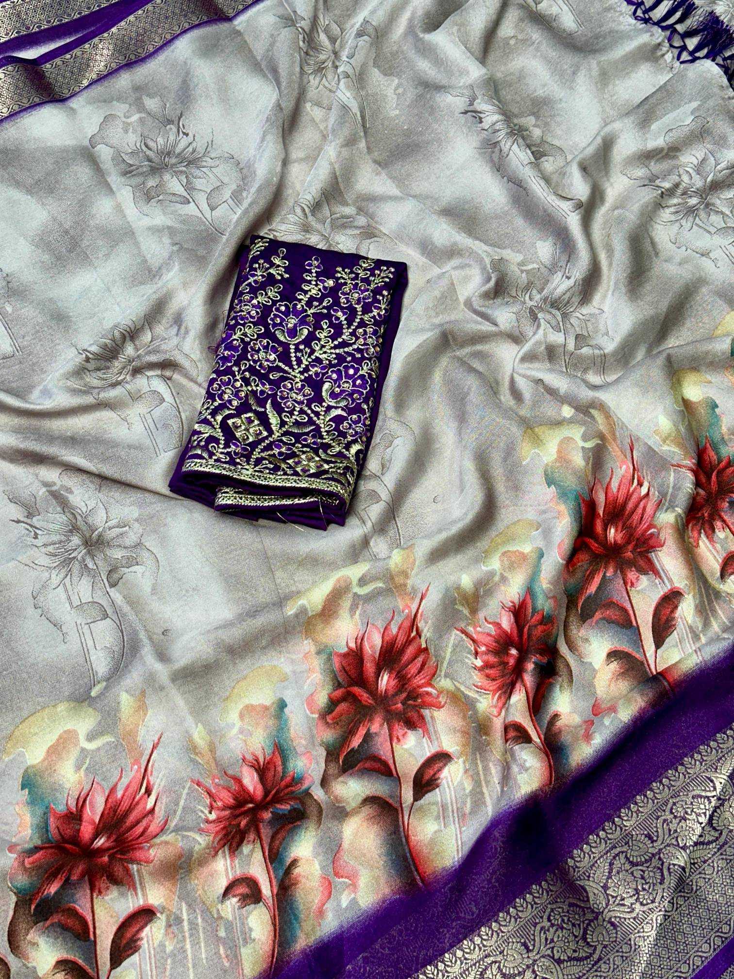 Ynf Dola Silk RIN209 MISS Silk Sarees Wedding Collections Wholesale Dola Silk Sarees Printed Silk Saree Silk Sarees For Weddings Manufacturer