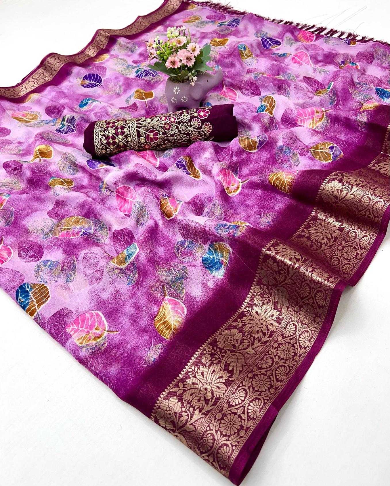 Ynf Dull Moss RIN209 Aangan Sarees Wedding Collections Festive Collections Wholesale Designer Sarees Printed Sarees Zari Border Sarees Manufacturer