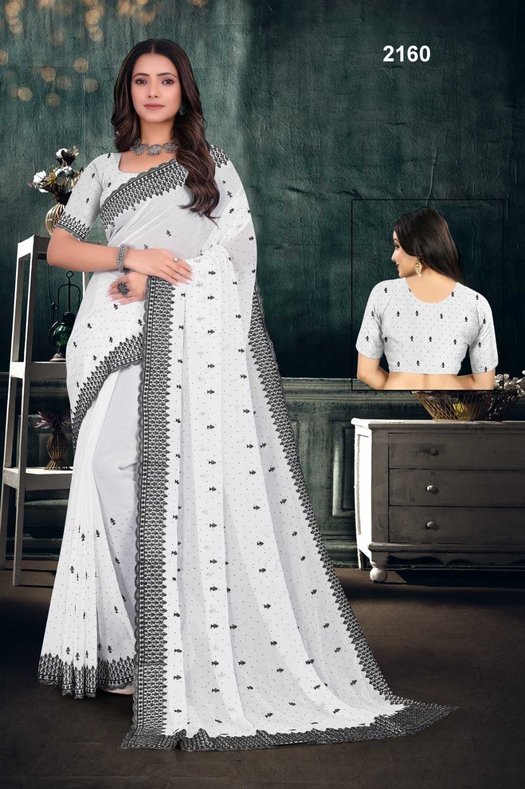 Ynf Fancy KESH114 2160 Sarees Wedding Collections Wholesale Fancy Sarees Embroidered Sarees Stone Work Saree Manufacturer