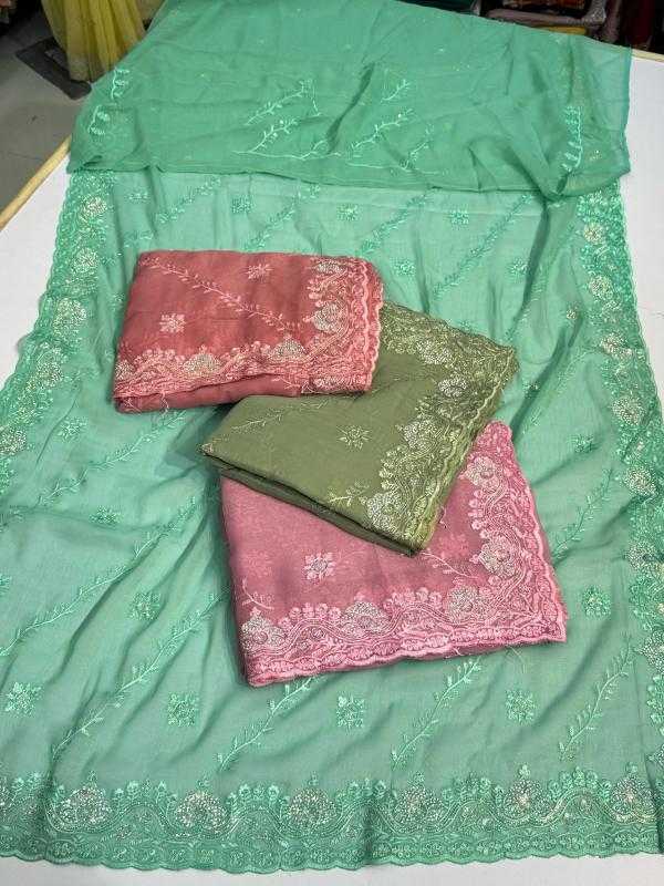 Ynf Fancy KESH114 5510 Sarees Wedding Collections Festive Collections Wholesale Designer Sarees Embroidered Sarees Stone Work Saree Manufacturer