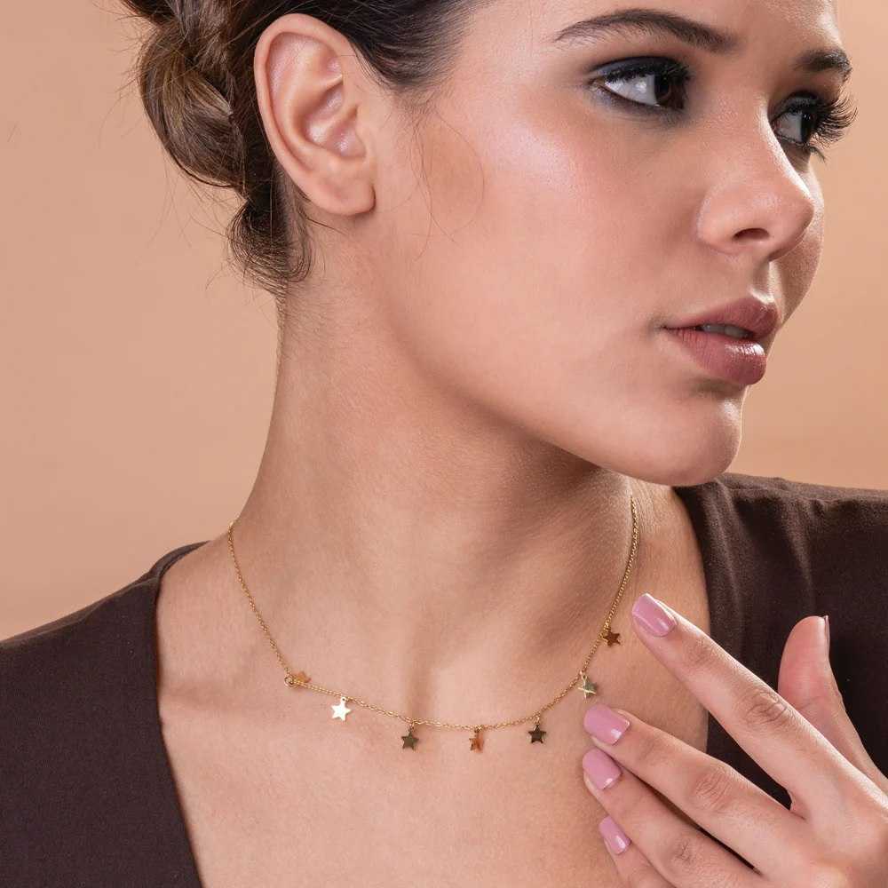 Ynf Fancy KESH191 Womens Jewellery Wholesale Gold Chains Fashion Necklace Artificial Necklaces Manufacturer