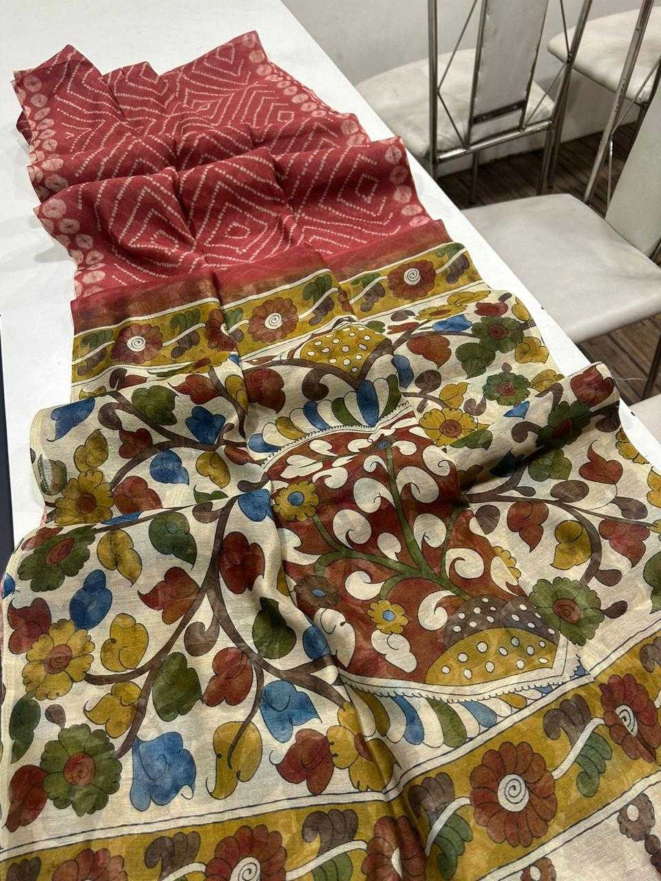 Ynf Fancy KESH484 301 Sarees Wedding Collections Festive Collections Wholesale Designer Sarees Printed Sarees Kalamkari Sarees Manufacturer