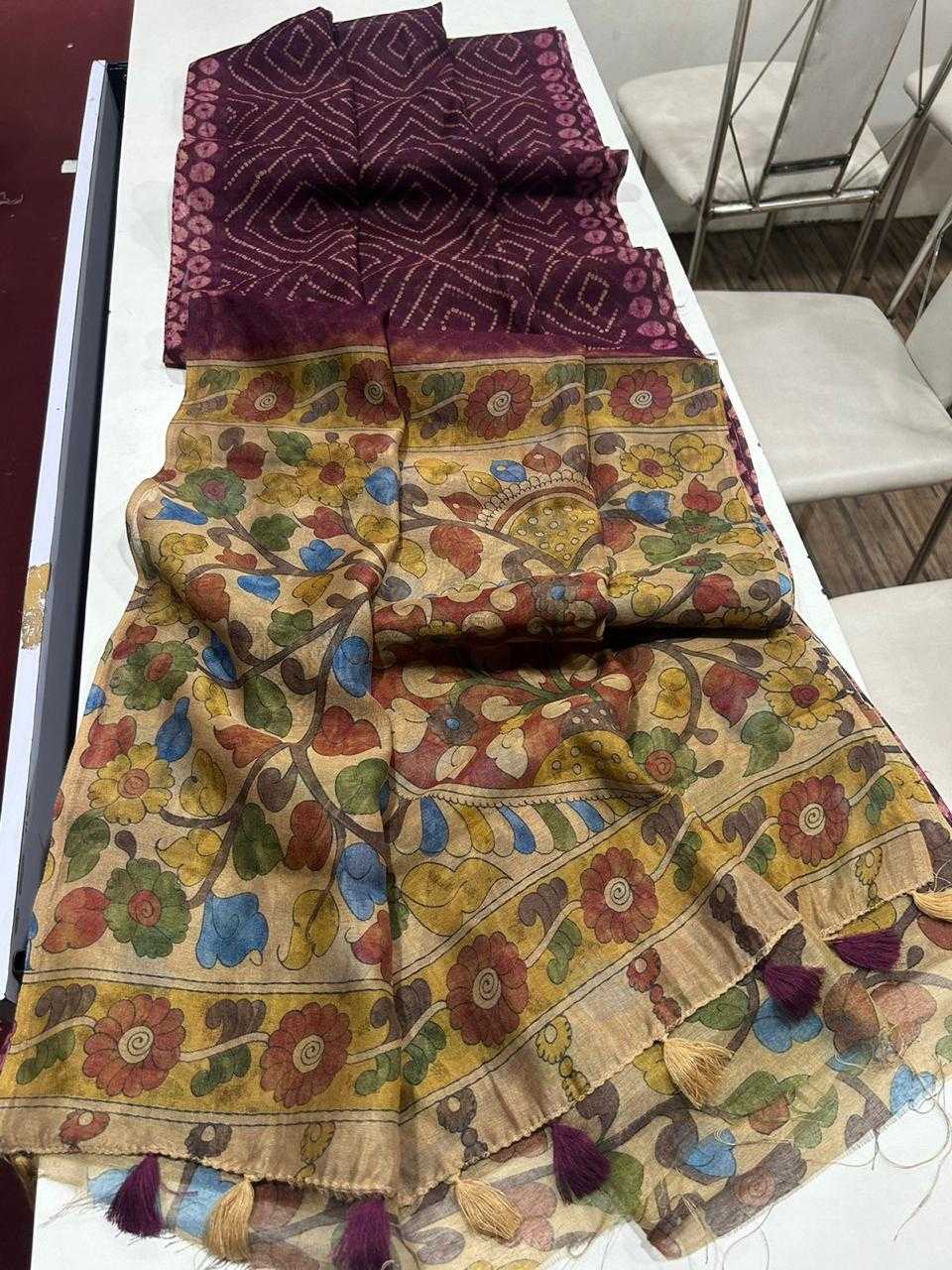 Ynf Fancy KESH484 301 Sarees Wedding Collections Festive Collections Wholesale Designer Sarees Printed Sarees Kalamkari Sarees Manufacturer