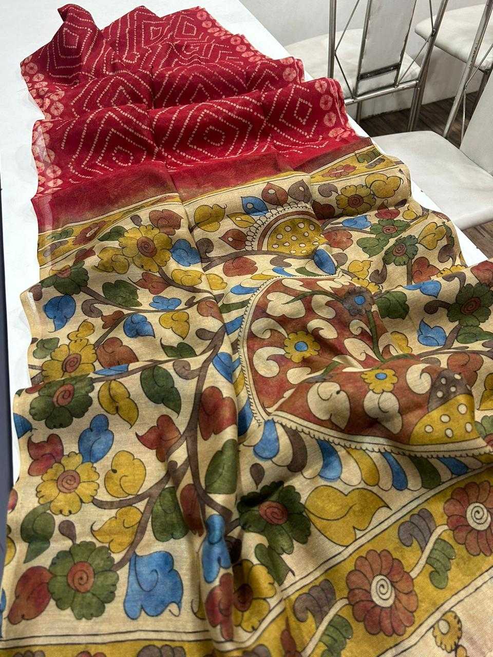 Ynf Fancy KESH484 301 Sarees Wedding Collections Festive Collections Wholesale Designer Sarees Printed Sarees Kalamkari Sarees Manufacturer