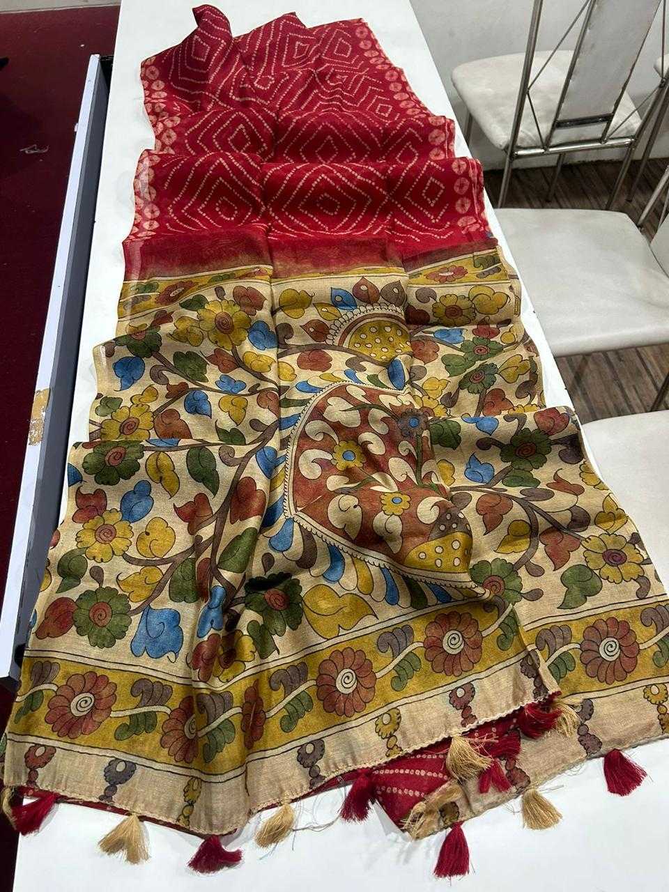 Ynf Fancy KESH484 301 Sarees Wedding Collections Festive Collections Wholesale Designer Sarees Printed Sarees Kalamkari Sarees Manufacturer