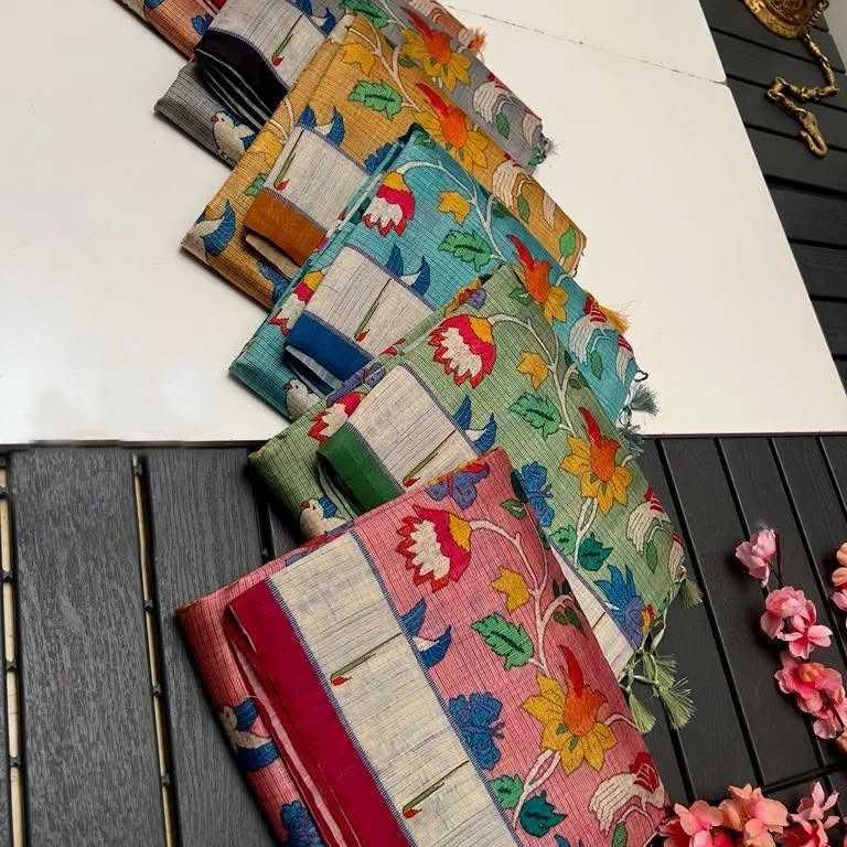 Ynf Fancy KESH484 320 Sarees Wedding Collections Festive Collections Wholesale Designer Sarees Kalamkari Sarees Tussar Sarees Manufacturer