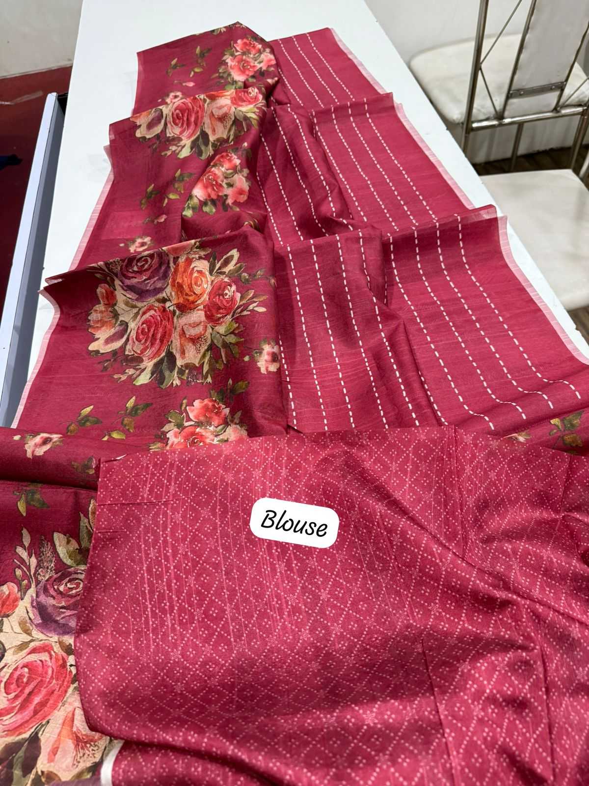 Ynf Fancy KESH484 pallu Floral Sarees Wholesale Designer Sarees Traditional Sarees Tussar Sarees Manufacturer