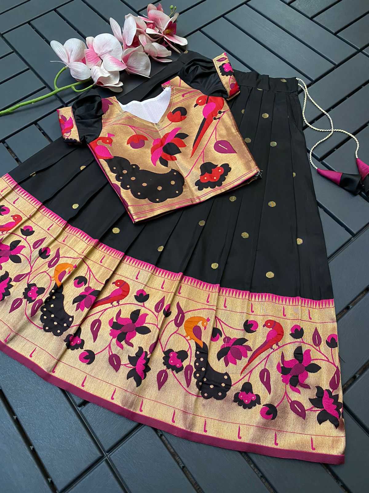 Ynf Fancy KESH493 Per Size Kids Wear Wholesale Kids Lehenga Kids Lehenga Choli Baby Girl Lehenga Manufacturer