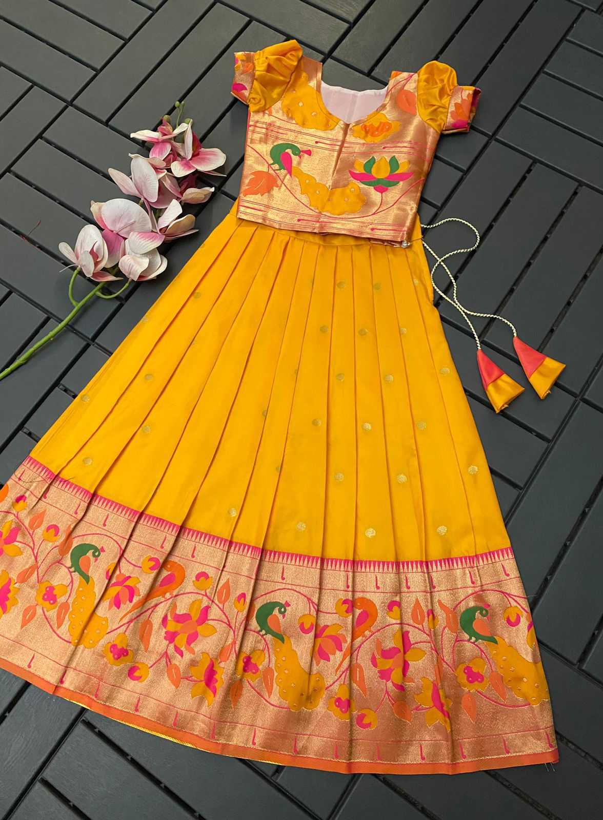 Ynf Fancy KESH493 Per Size Kids Wear Wholesale Kids Lehenga Kids Lehenga Choli Baby Girl Lehenga Manufacturer